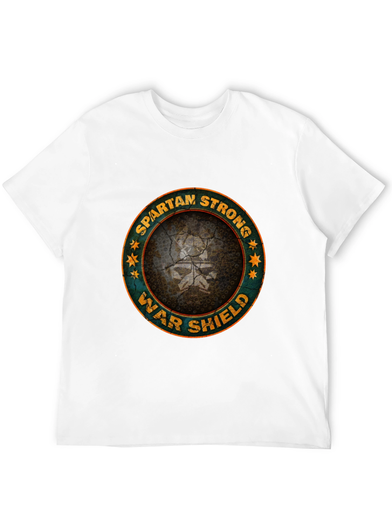 Spartan Strong War Shield T-Shirt