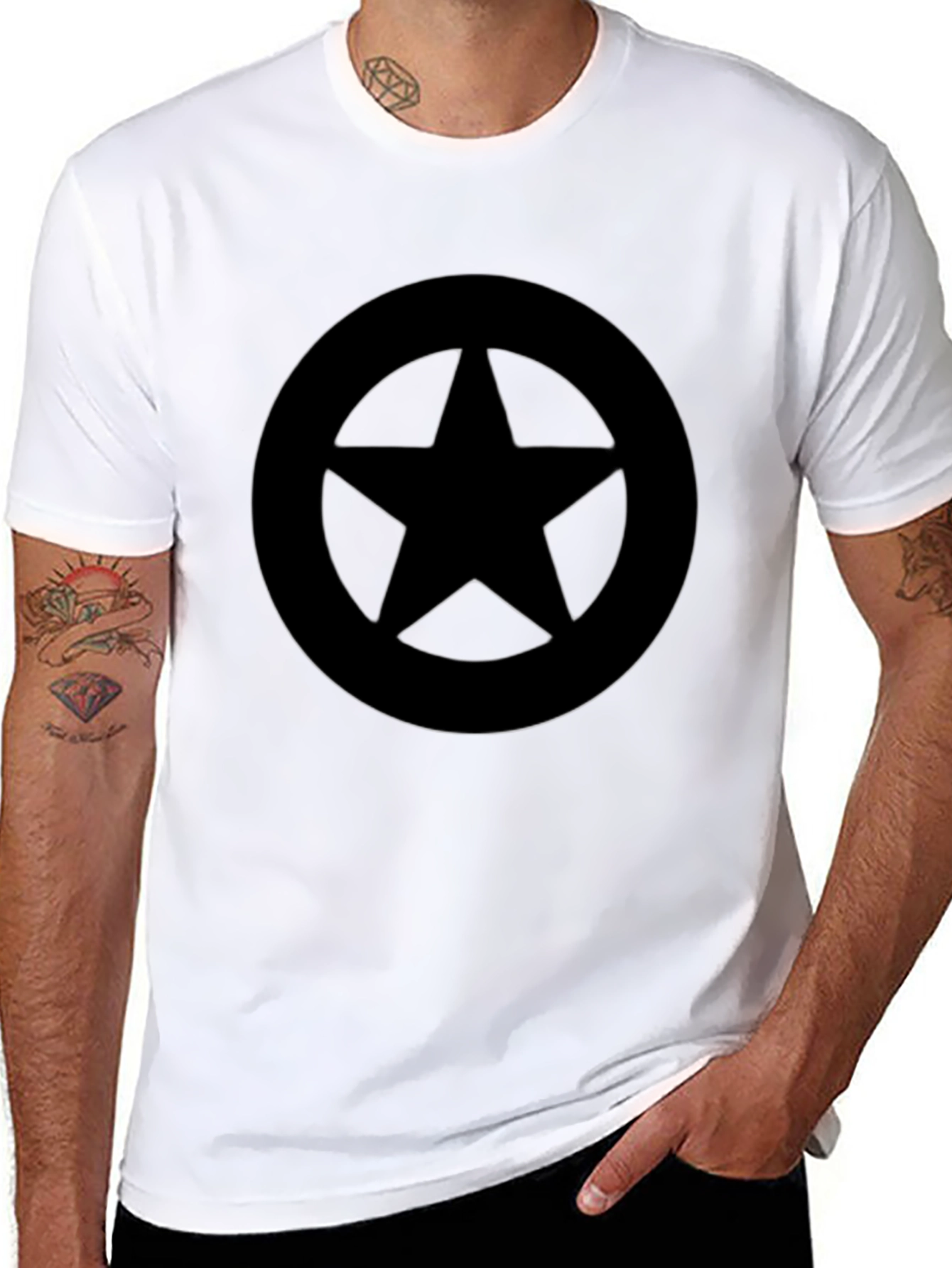 Black Star Graphic T-Shirt