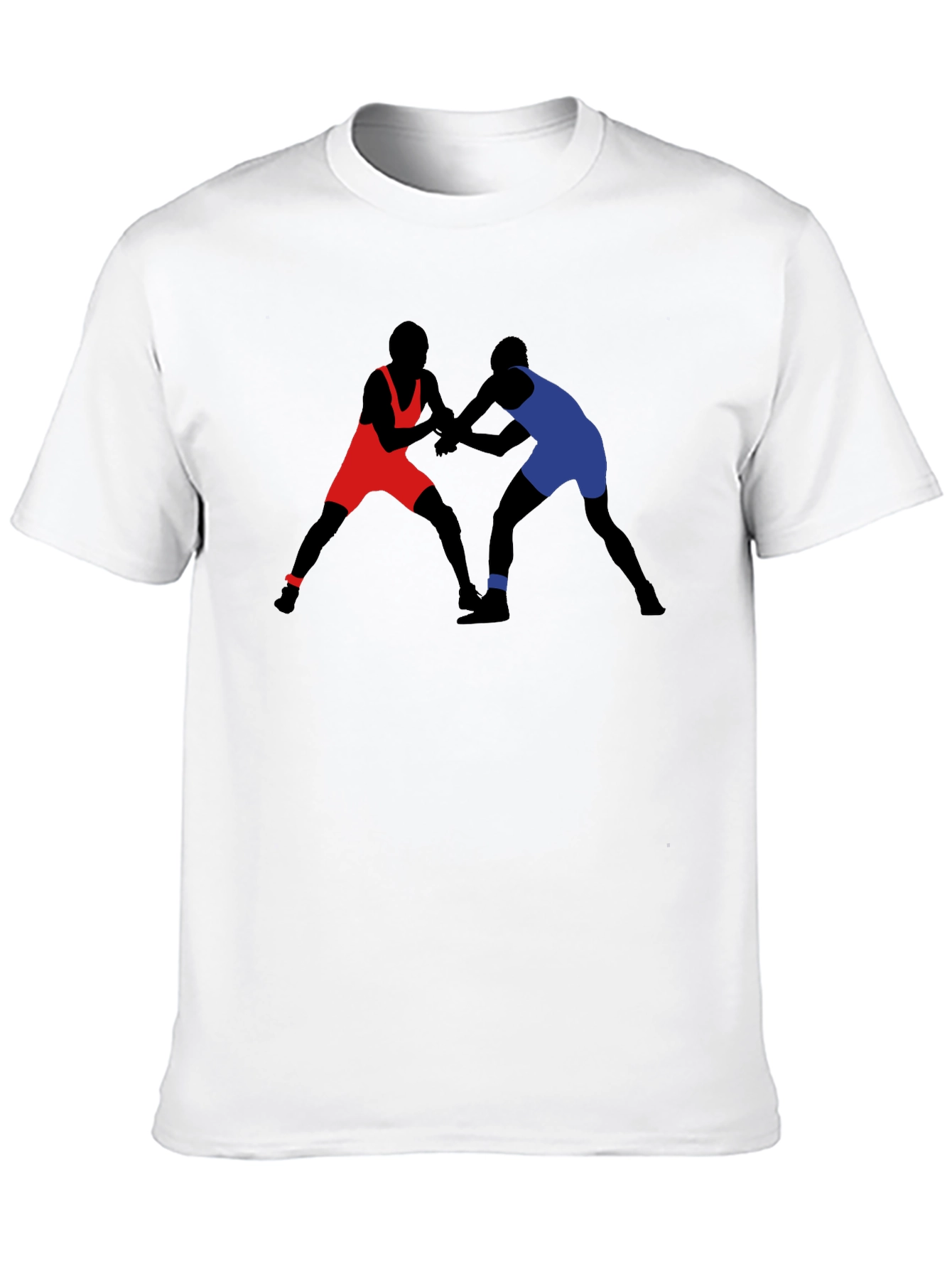 Wrestling Silhouette Graphic Tee