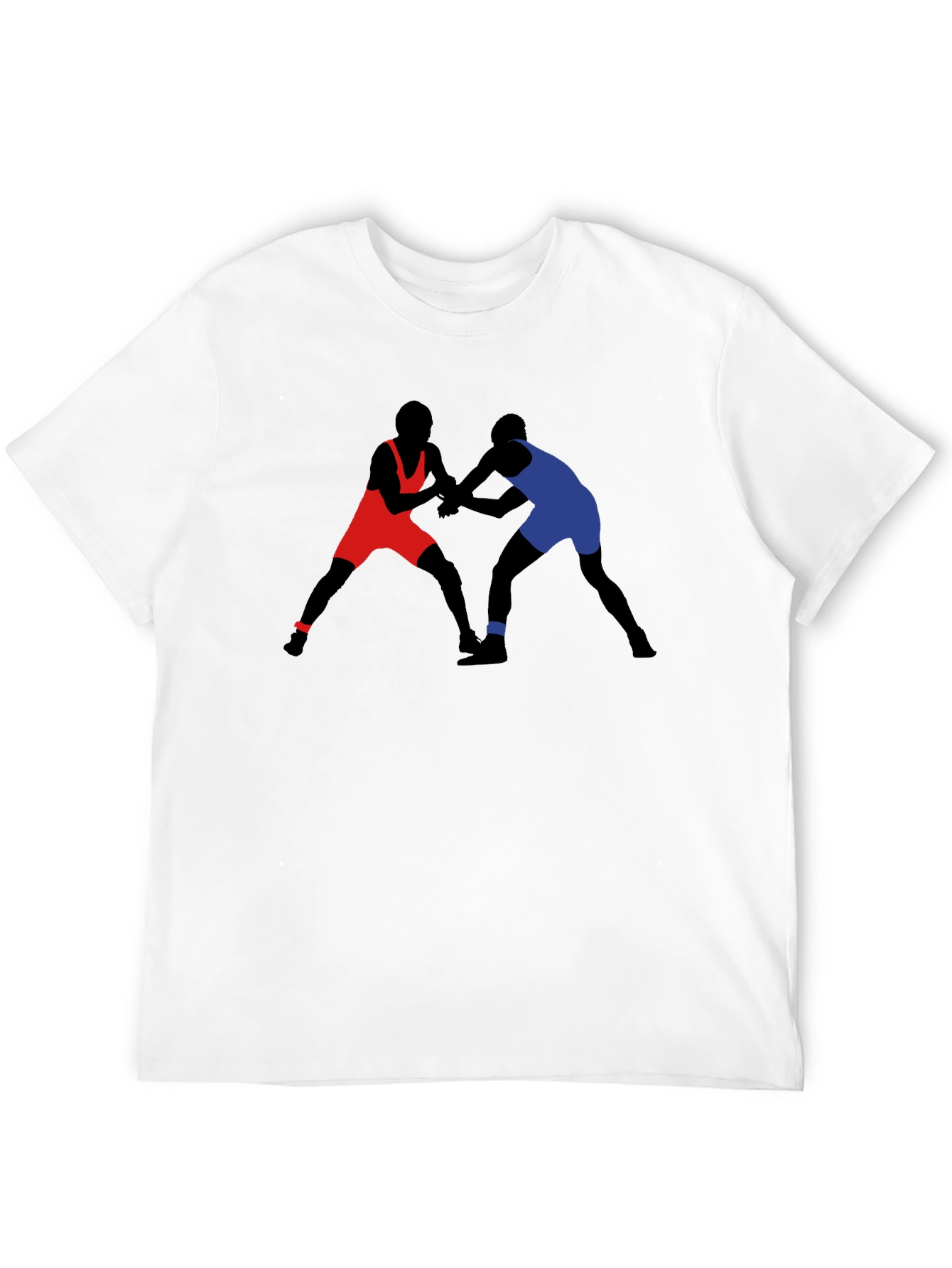 Wrestling Silhouette Graphic Tee