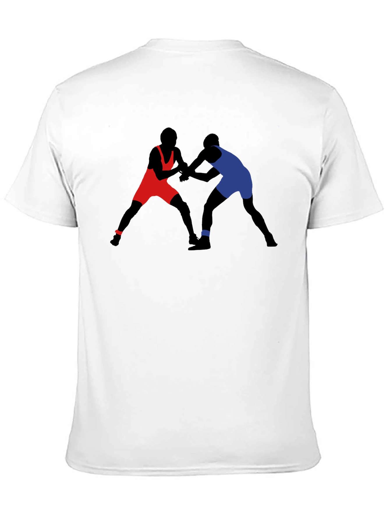 Wrestling Silhouette Graphic Tee