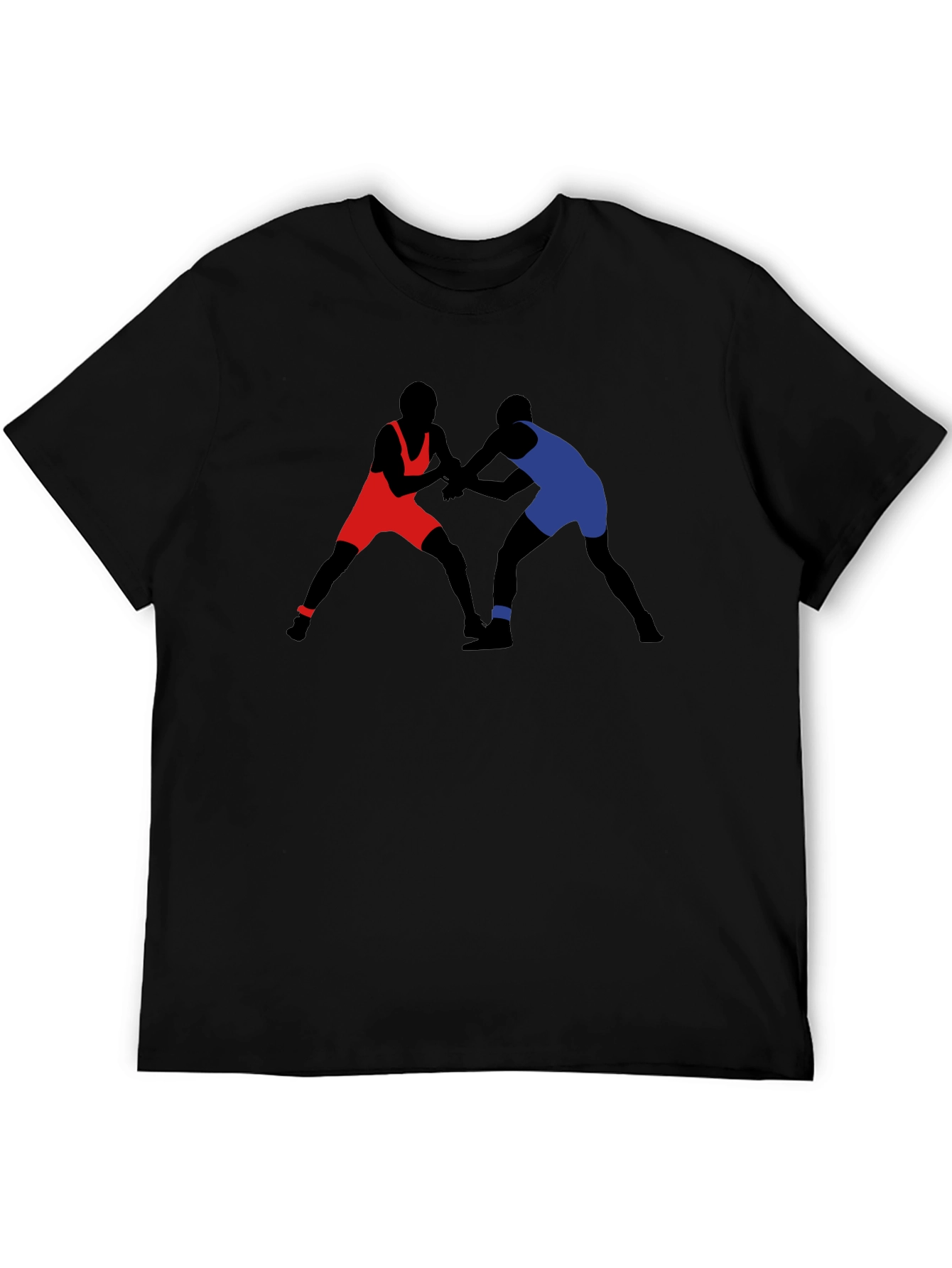 Wrestling Silhouette Graphic Tee