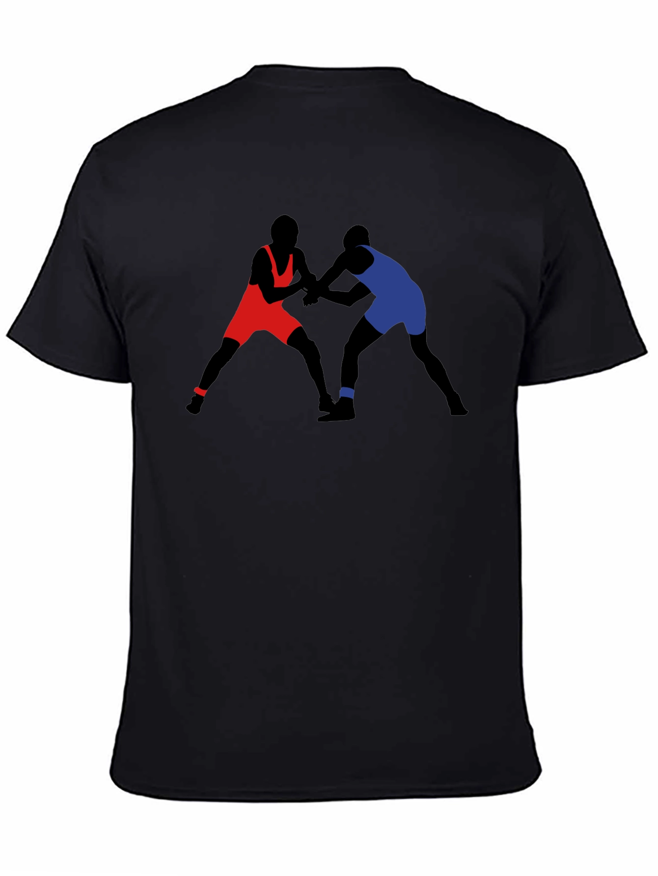 Wrestling Silhouette Graphic Tee