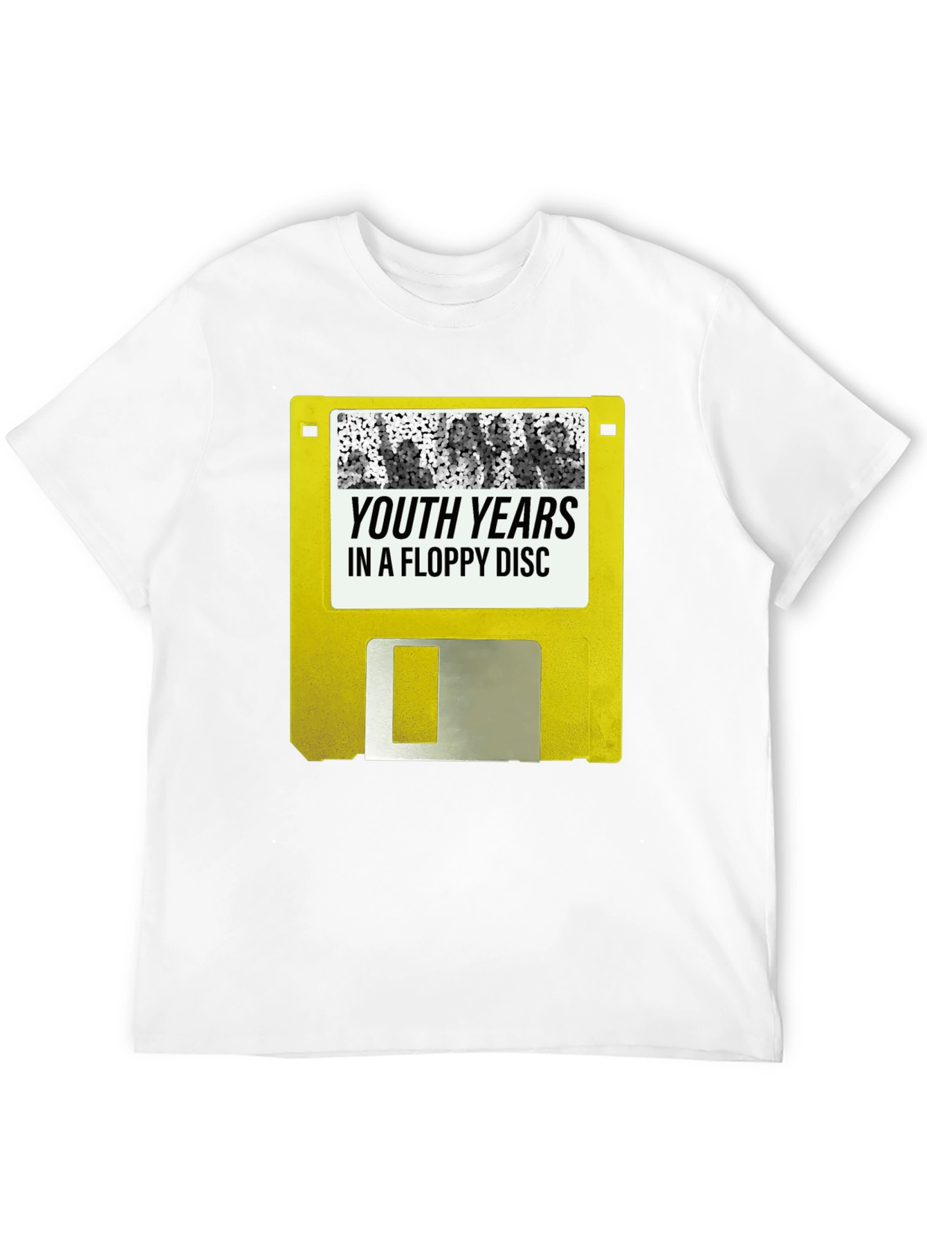 Retro Youth Years Floppy Disc Graphic Tee