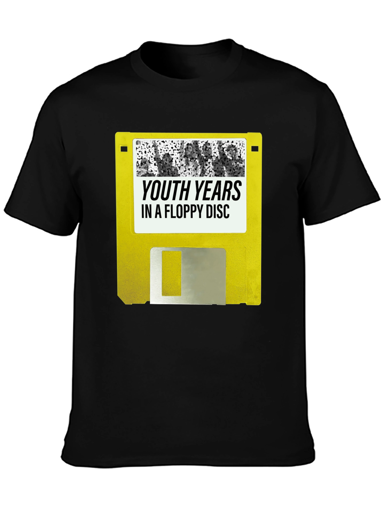 Retro Youth Years Floppy Disc Graphic Tee