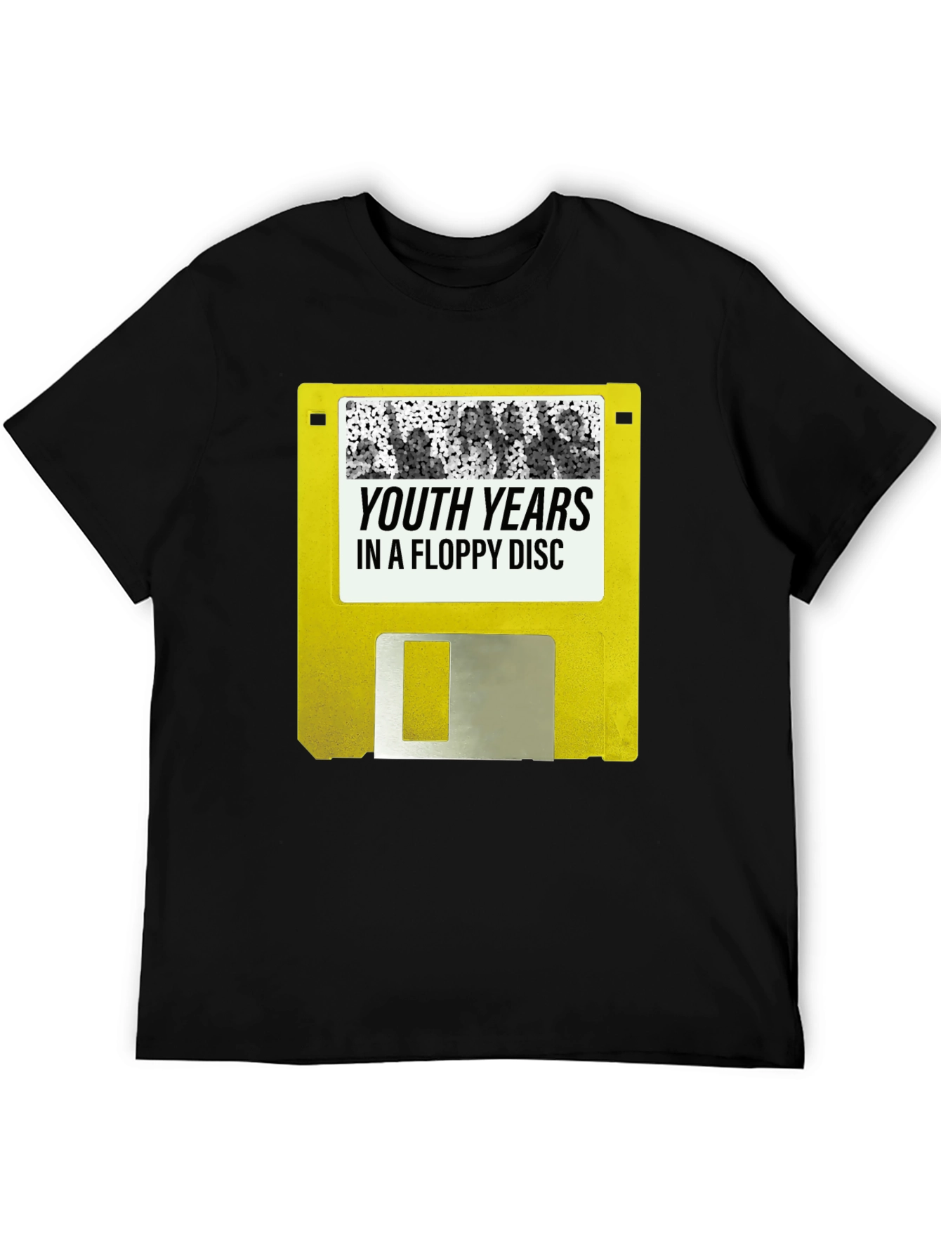 Retro Youth Years Floppy Disc Graphic Tee