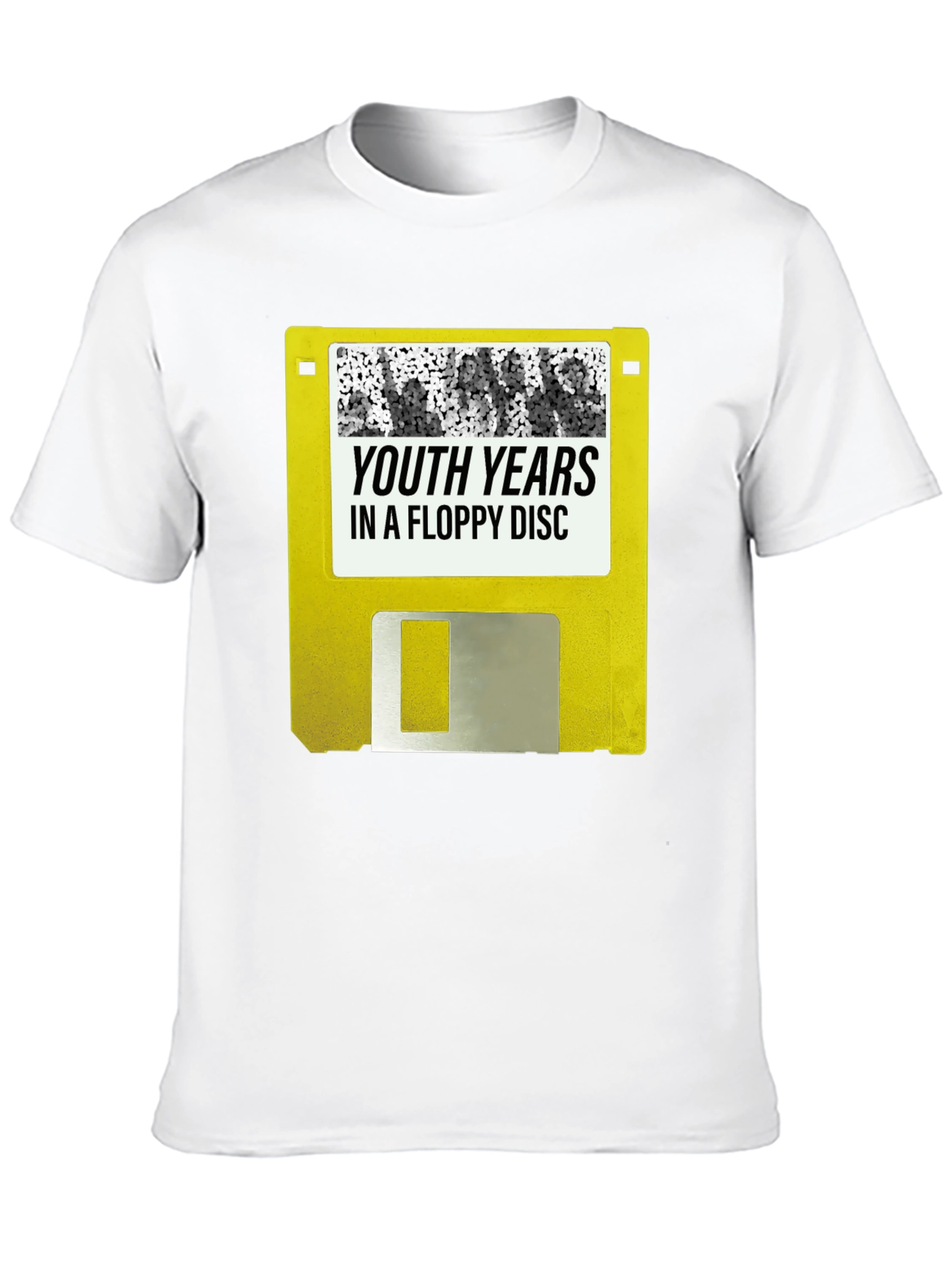 Retro Youth Years Floppy Disc Graphic Tee