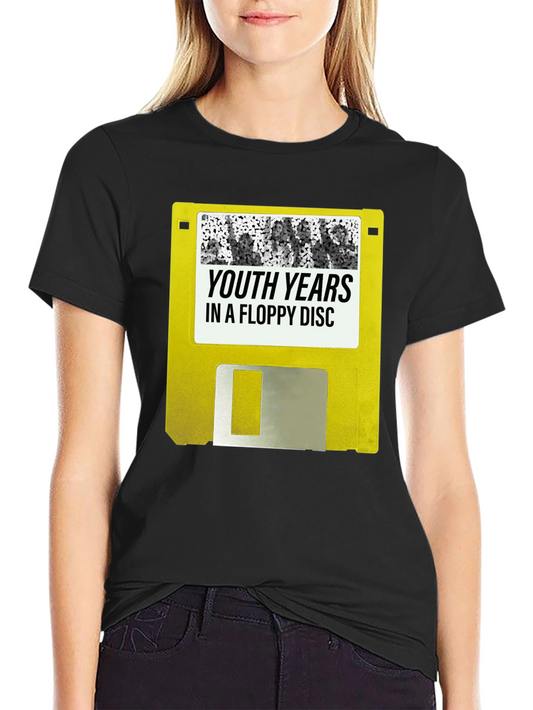 Retro Youth Years Floppy Disc Graphic Tee