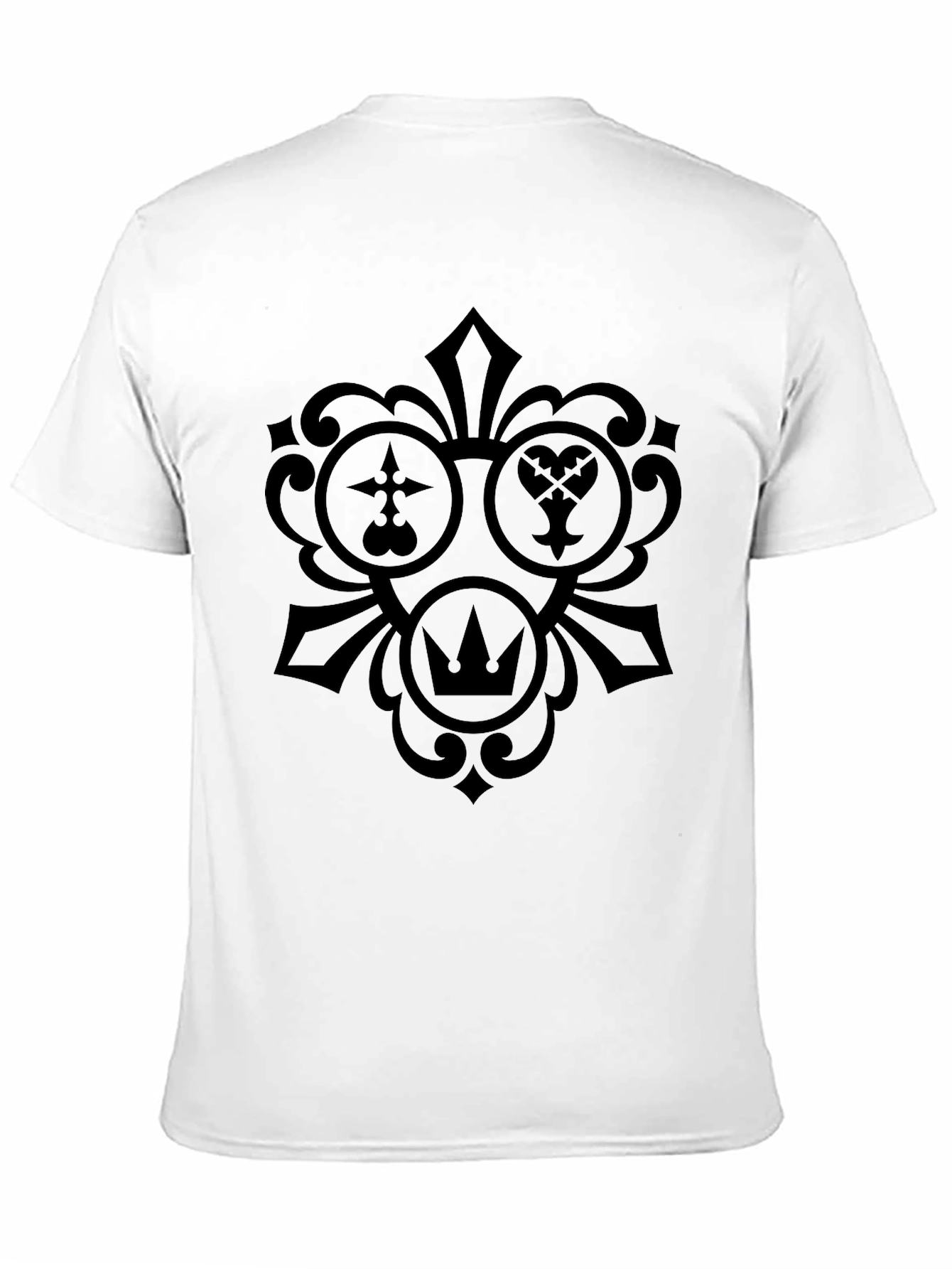 Kingdom Hearts Emblem Black T-Shirt