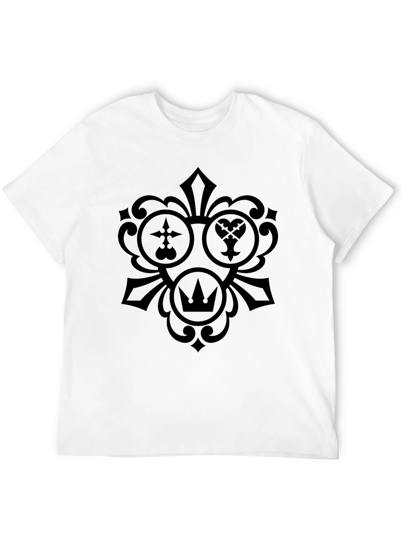 Kingdom Hearts Emblem Black T-Shirt