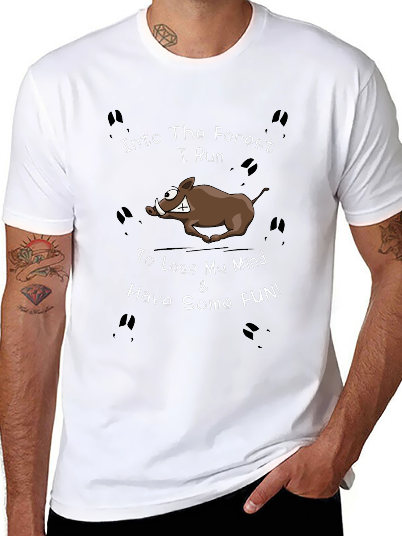 Into The Forest I Run T-Shirt