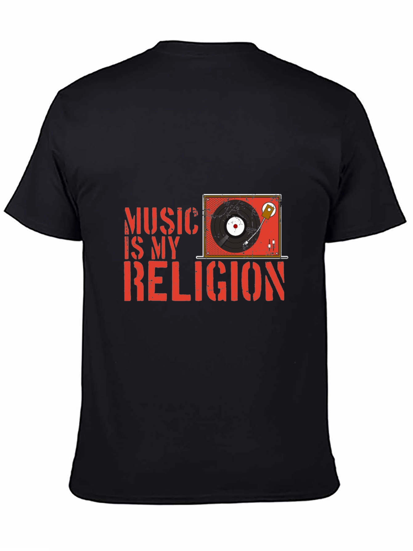 Music is My Religion Graphic T-Shirt
