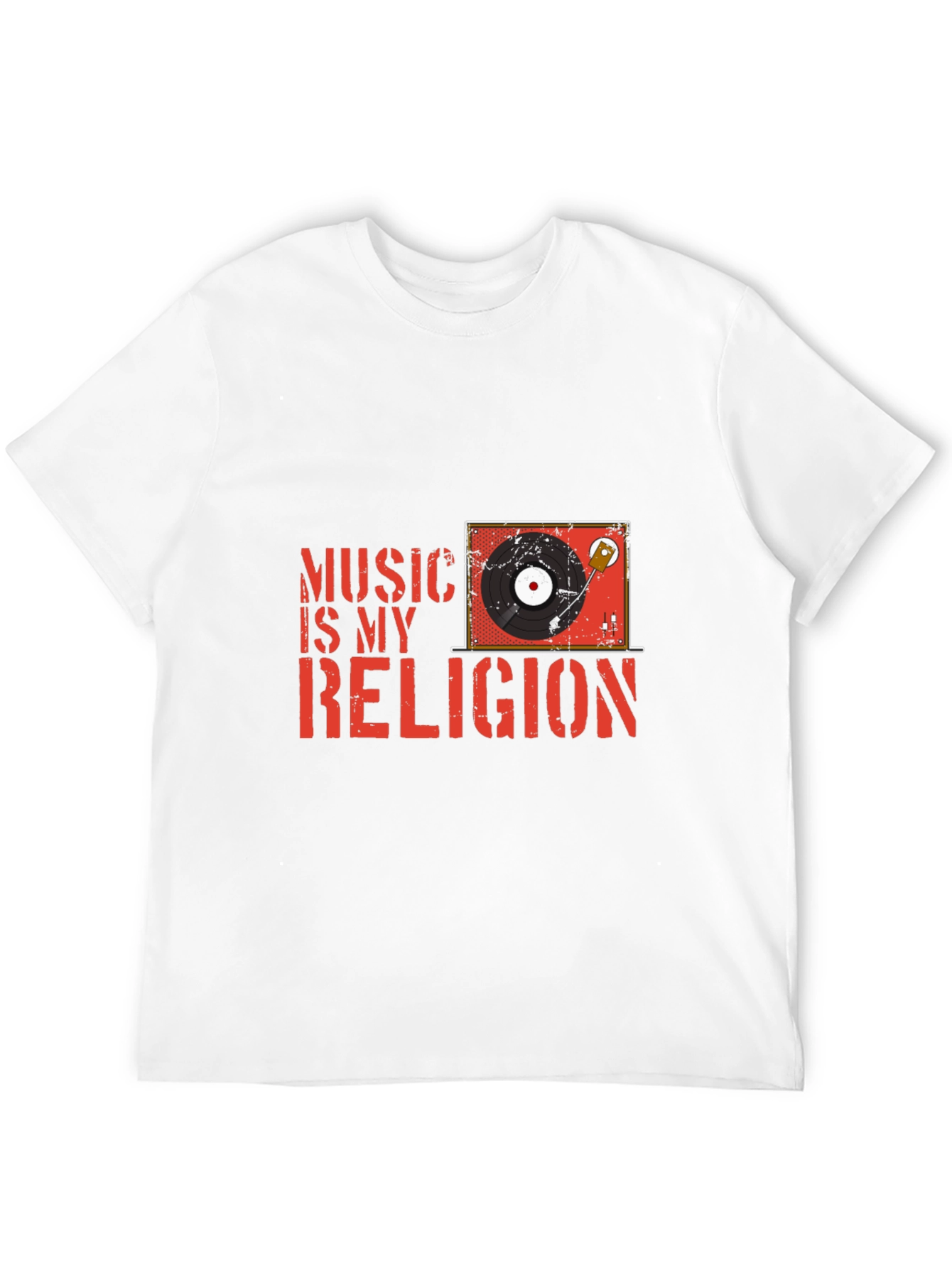 Music is My Religion Graphic T-Shirt