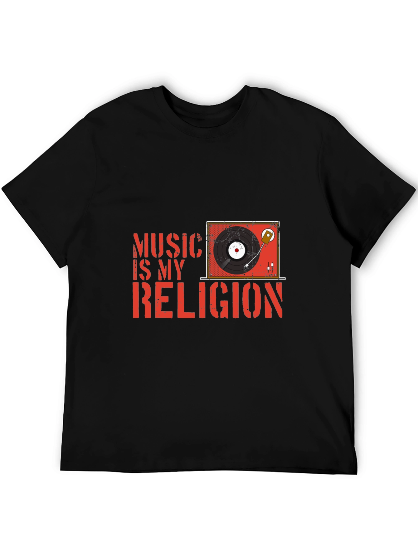 Music is My Religion Graphic T-Shirt