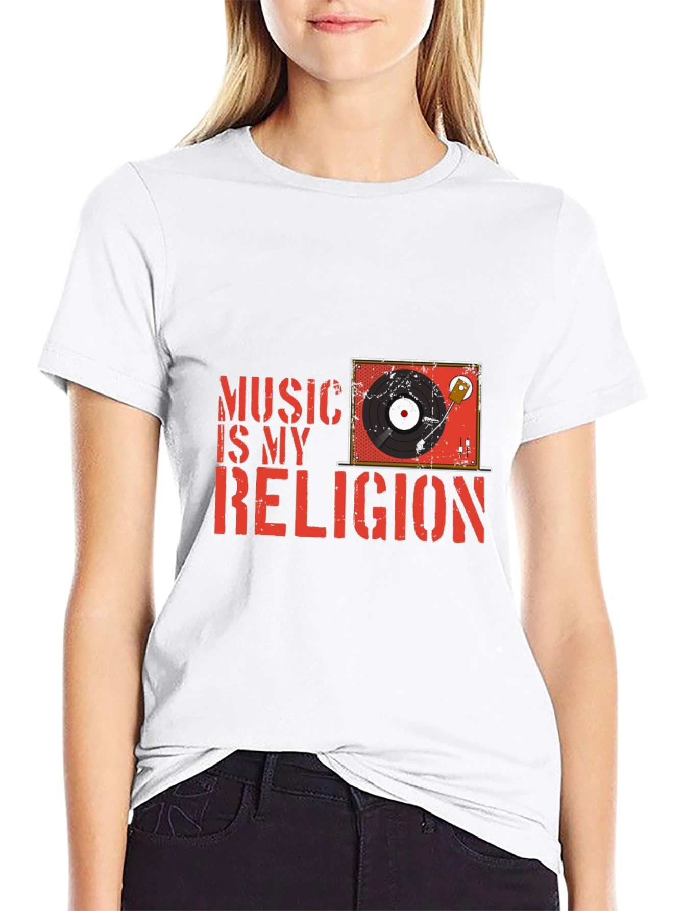 Music is My Religion Graphic T-Shirt