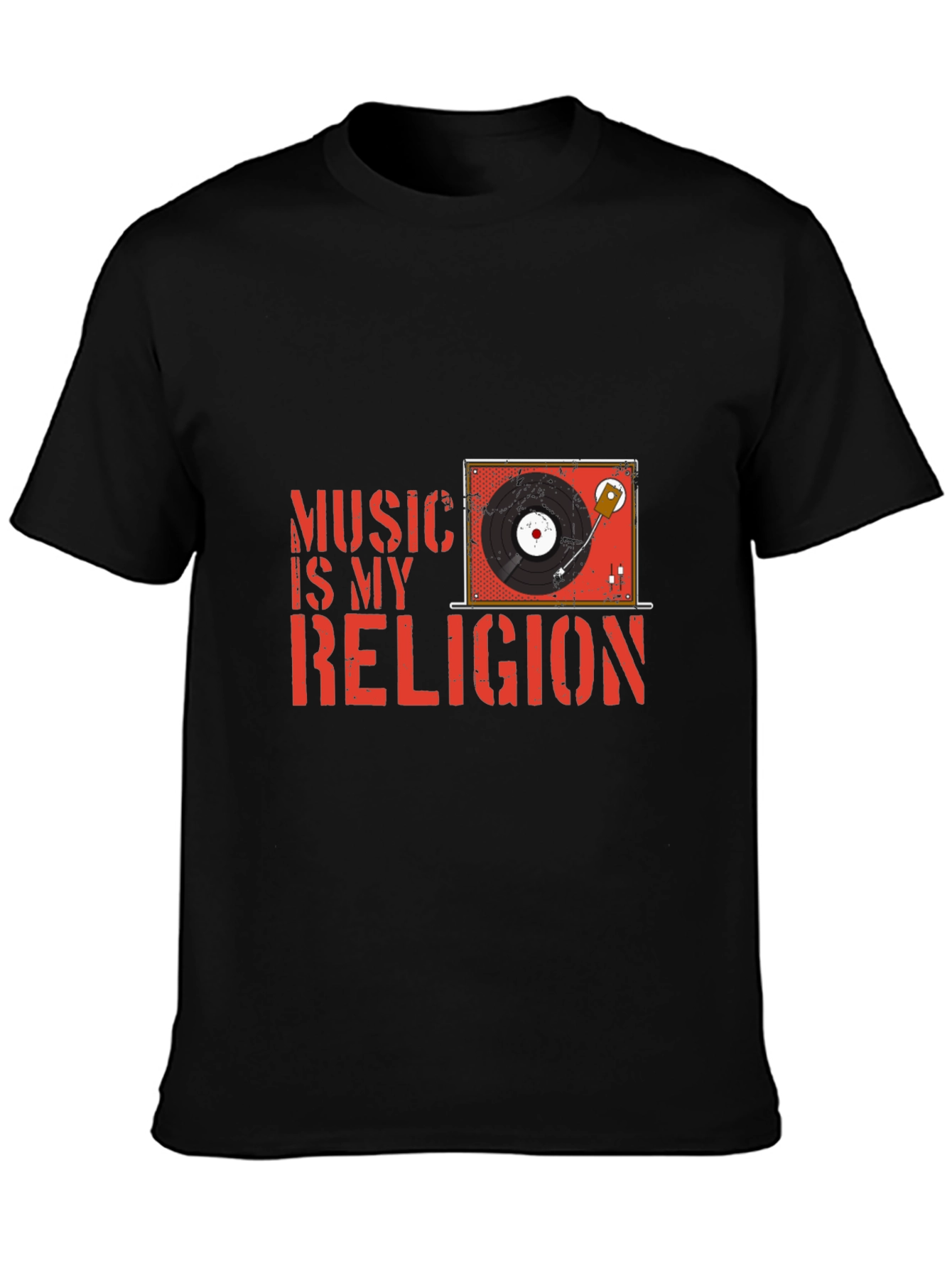 Music is My Religion Graphic T-Shirt