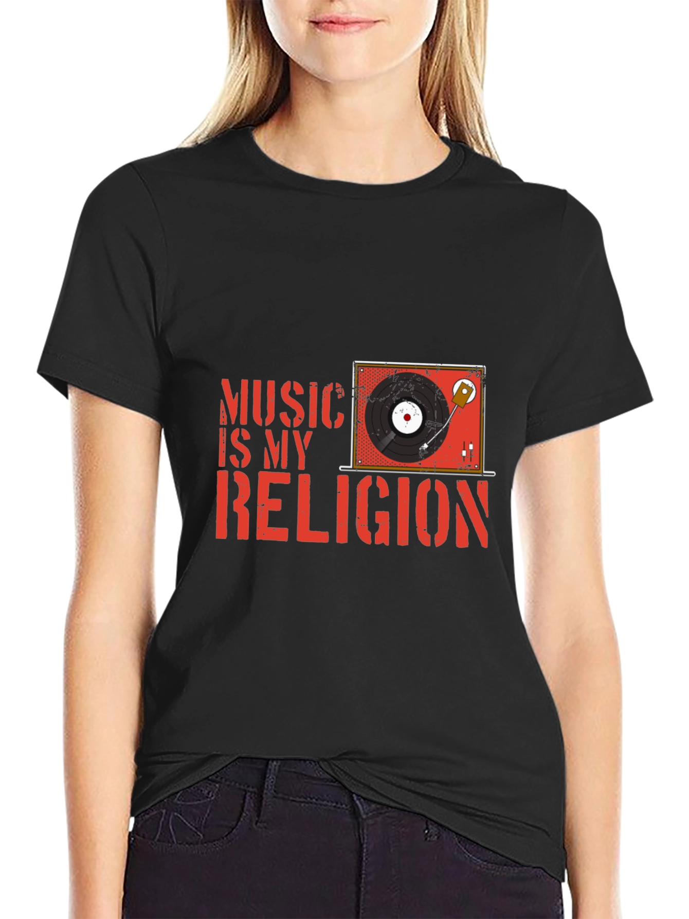 Music is My Religion Graphic T-Shirt