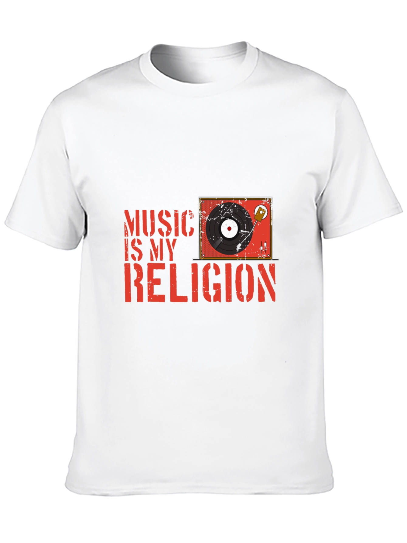 Music is My Religion Graphic T-Shirt