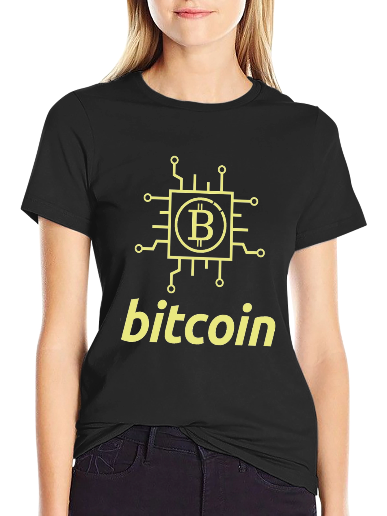 Bitcoin Crypto T-Shirt - Mens Black Tee