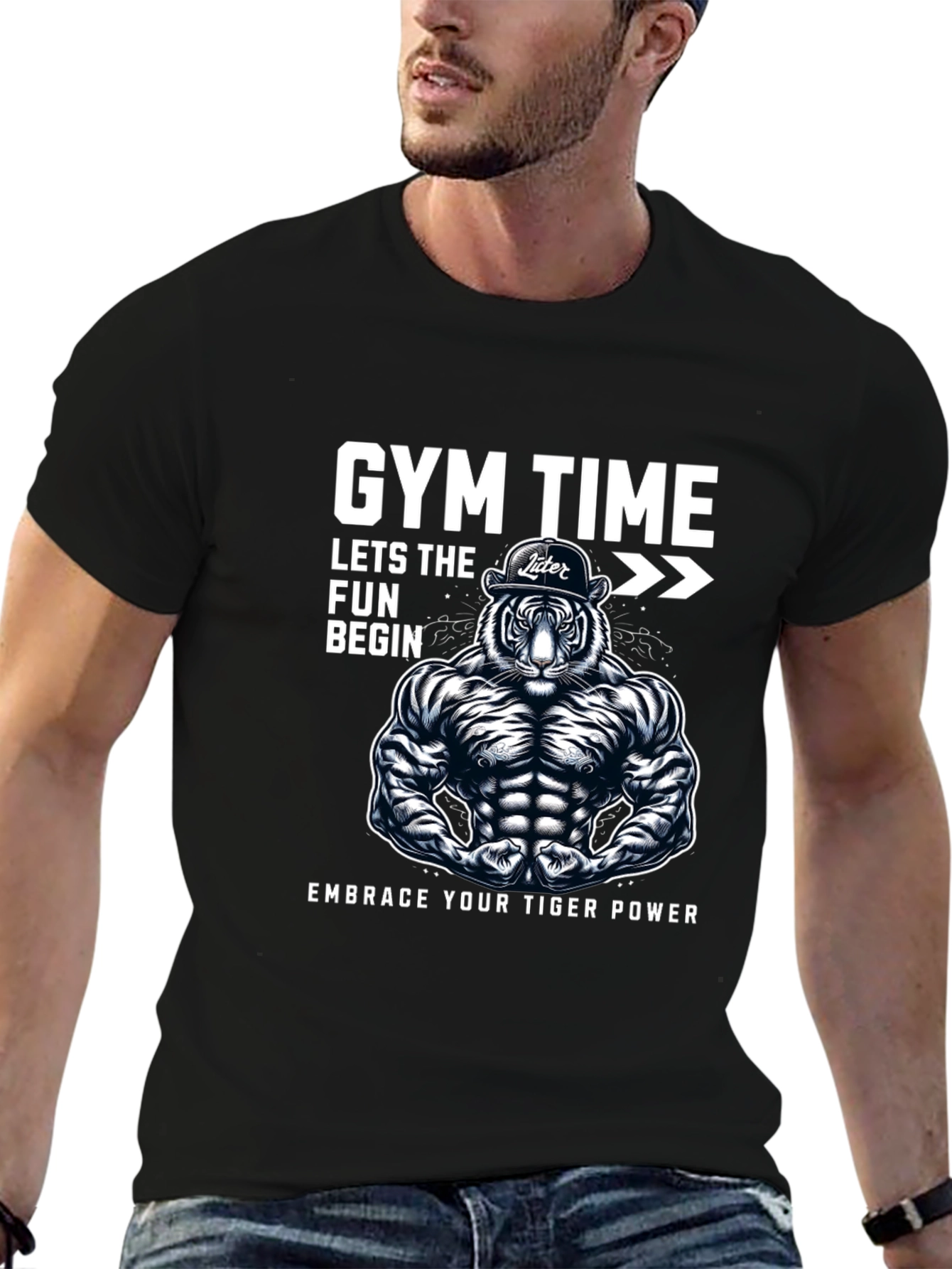 Gym Time Tiger Power T-Shirt