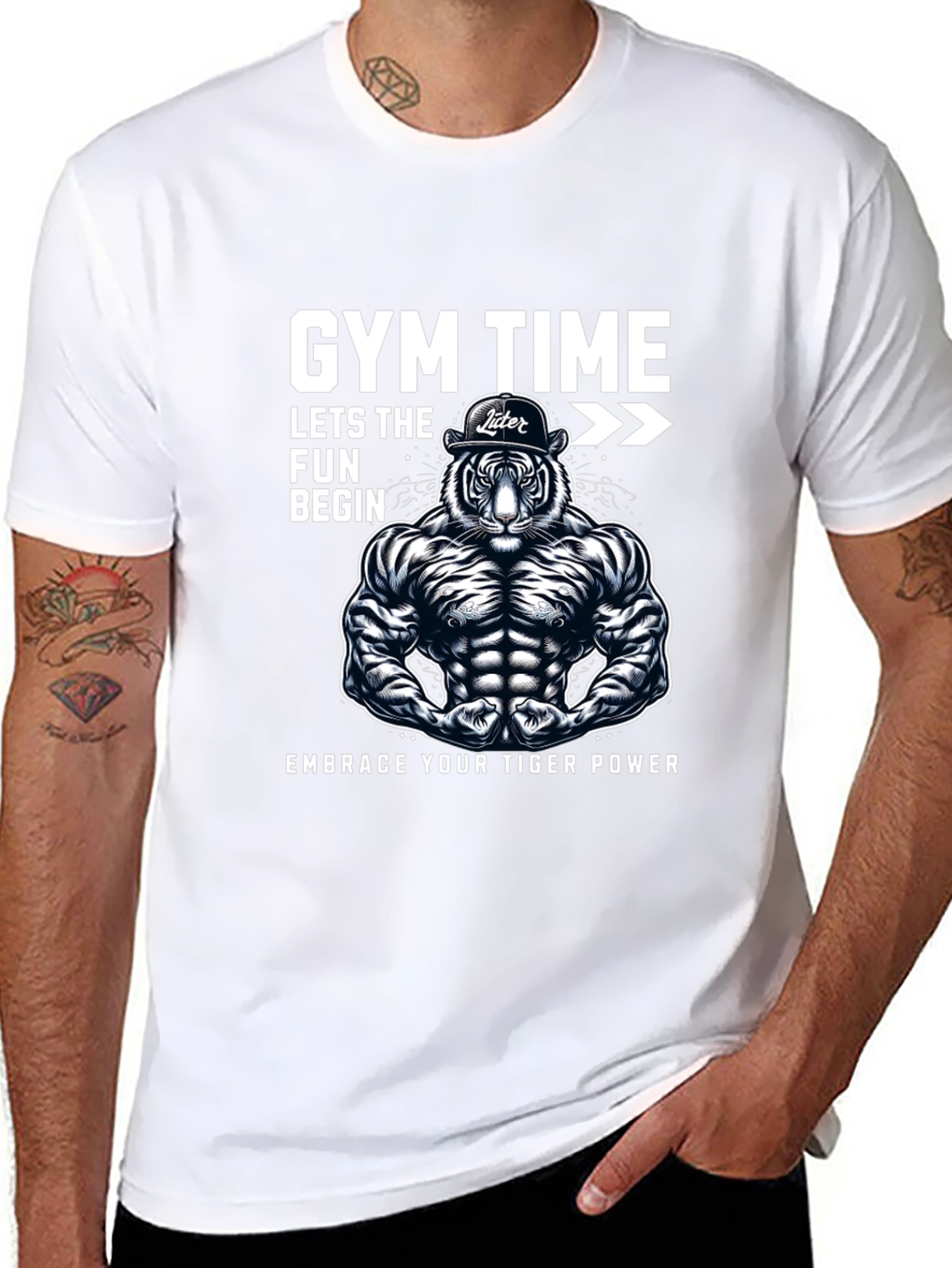 Gym Time Tiger Power T-Shirt