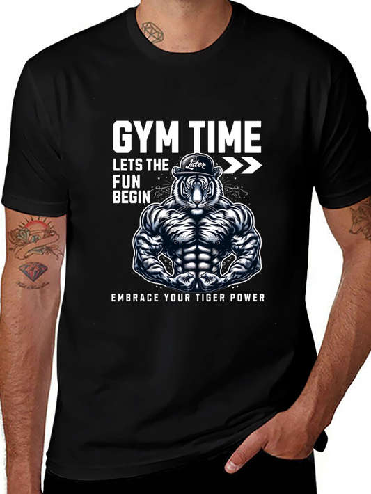 Gym Time Tiger Power T-Shirt