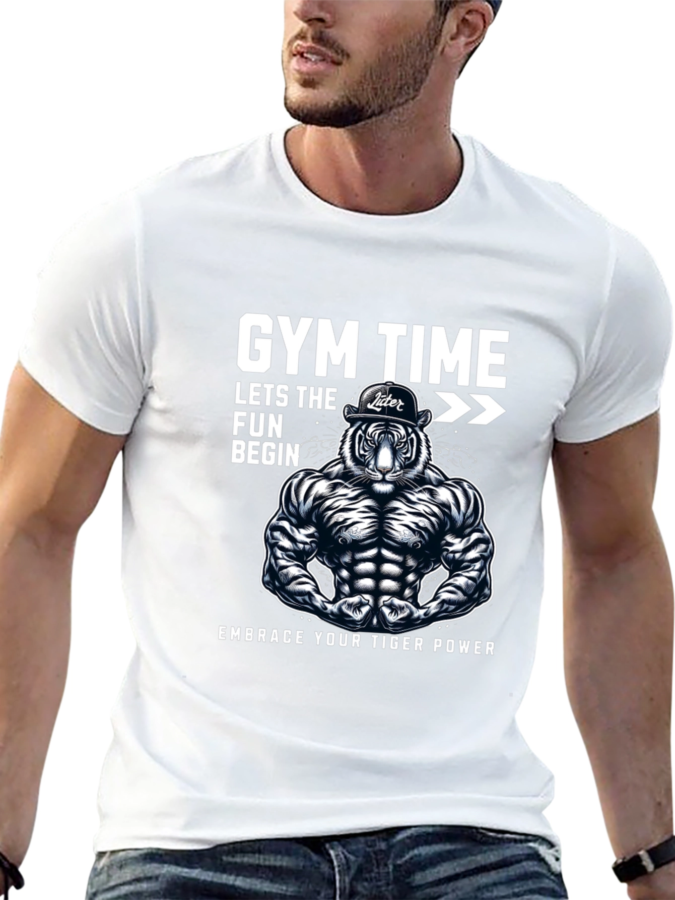 Gym Time Tiger Power T-Shirt