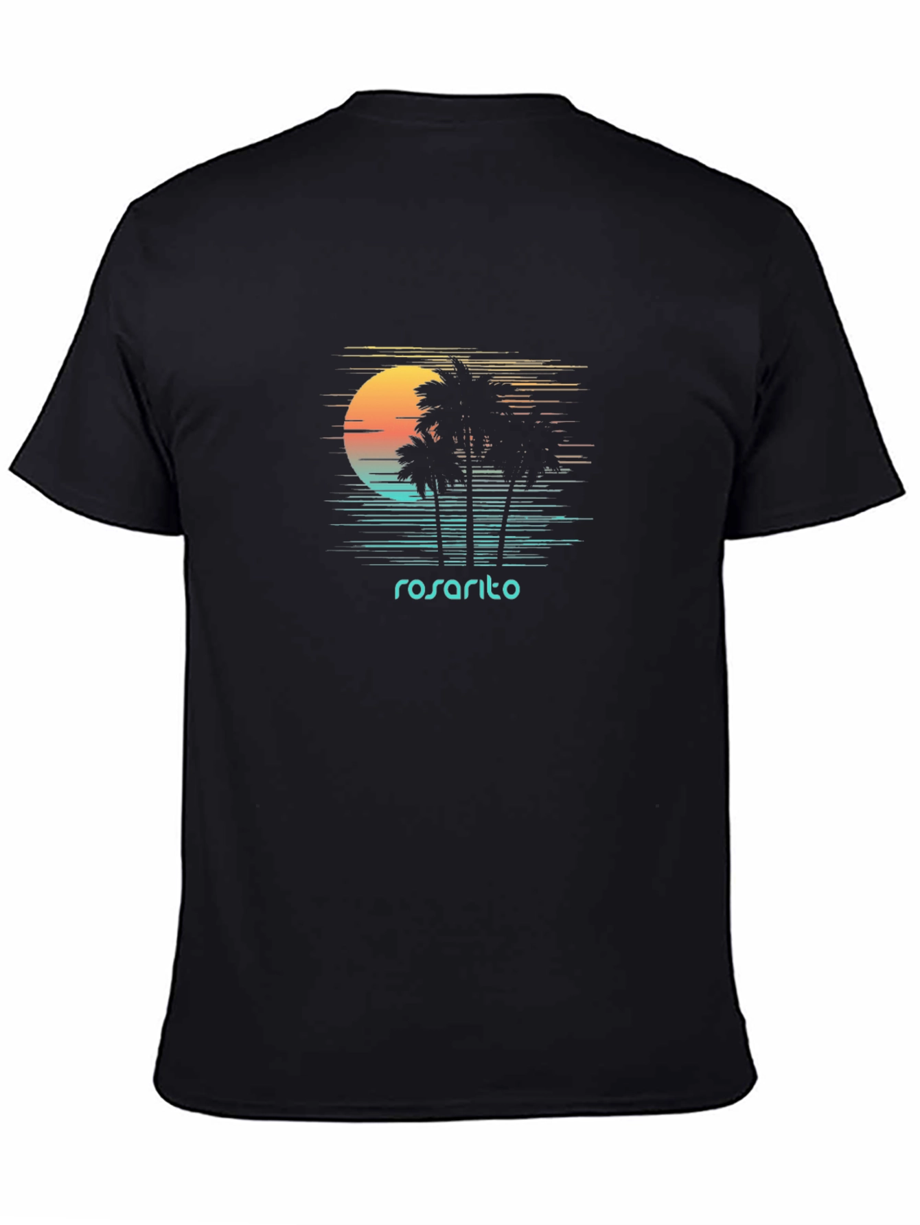 Rosarito Palm Sunset Graphic Tee