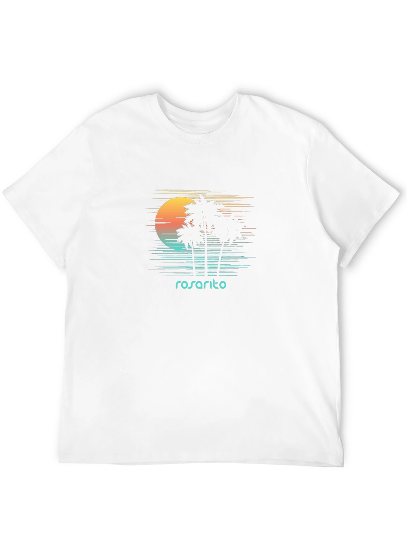 Rosarito Palm Sunset Graphic Tee