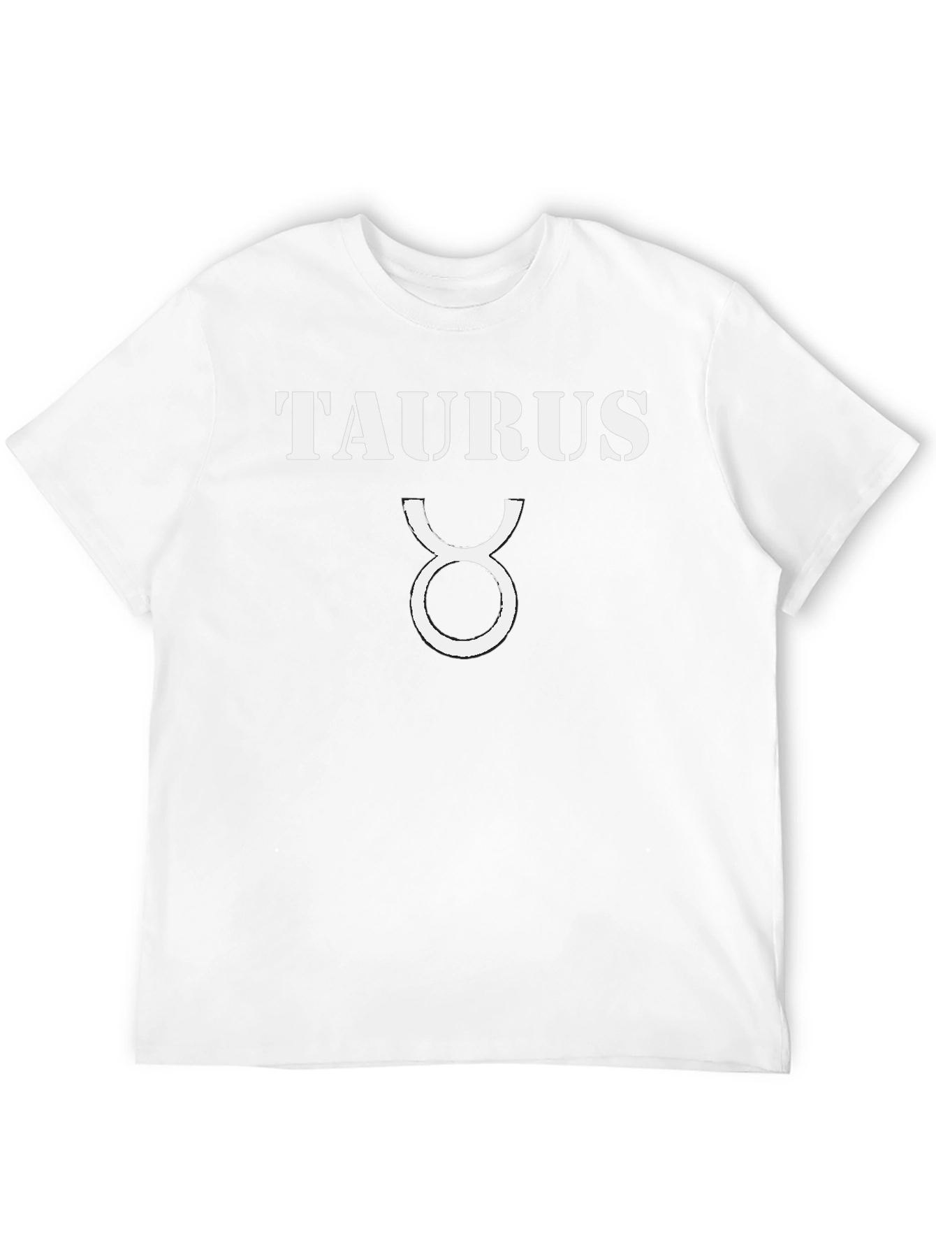 Taurus Zodiac Sign Black Graphic Tee