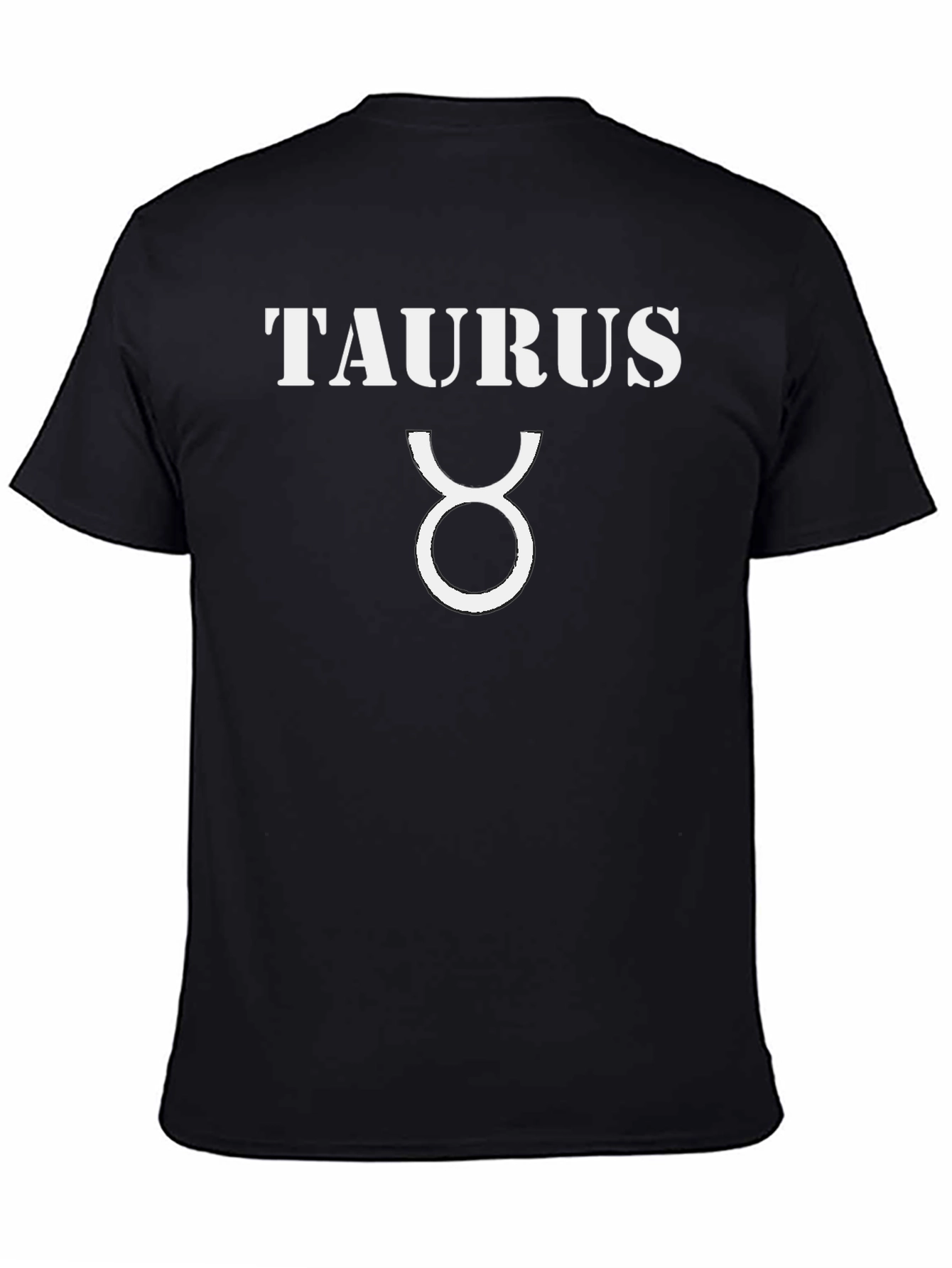 Taurus Zodiac Sign Black Graphic Tee