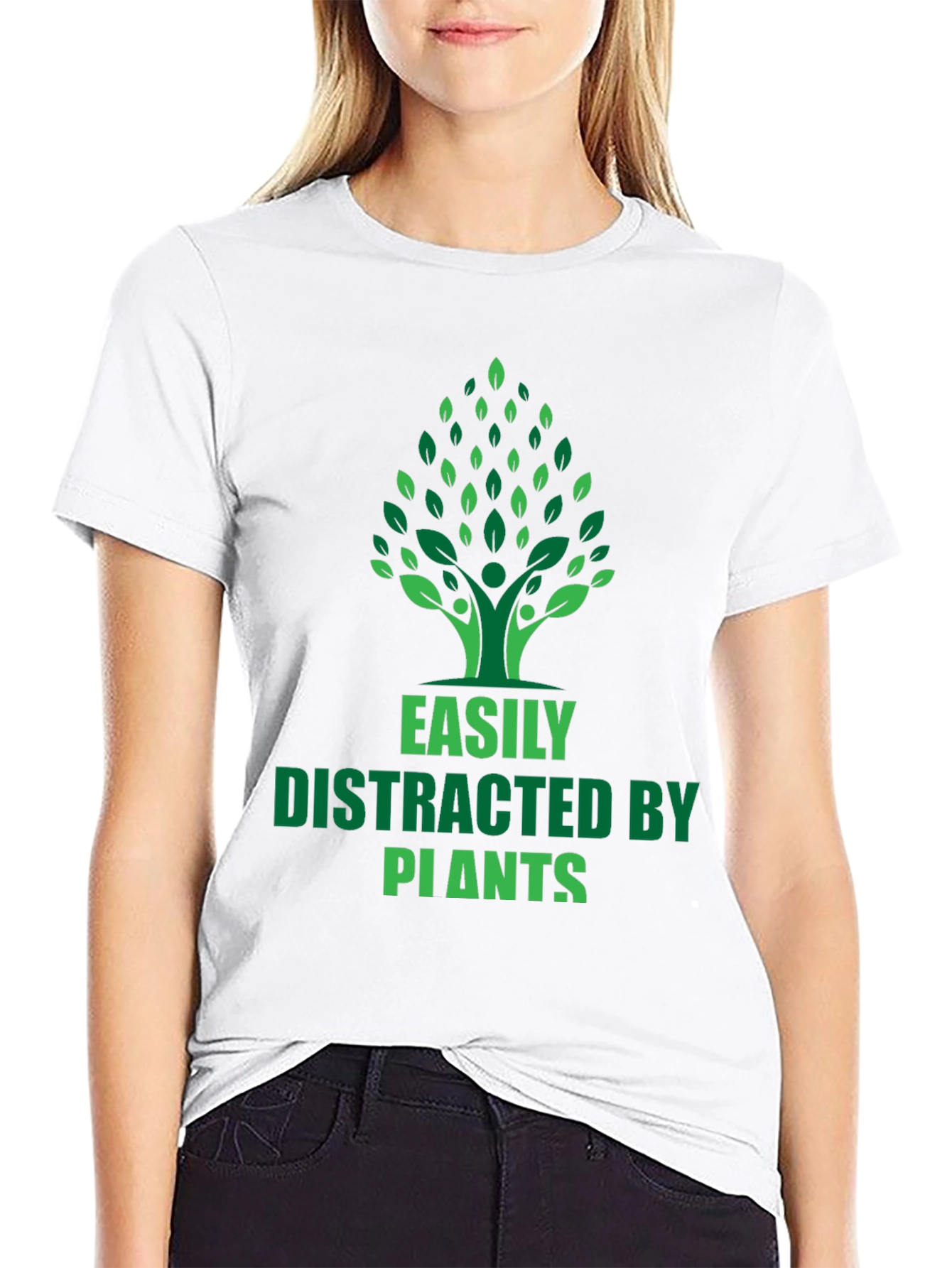 Easily Distracted by Plants Graphic T-Shirt
