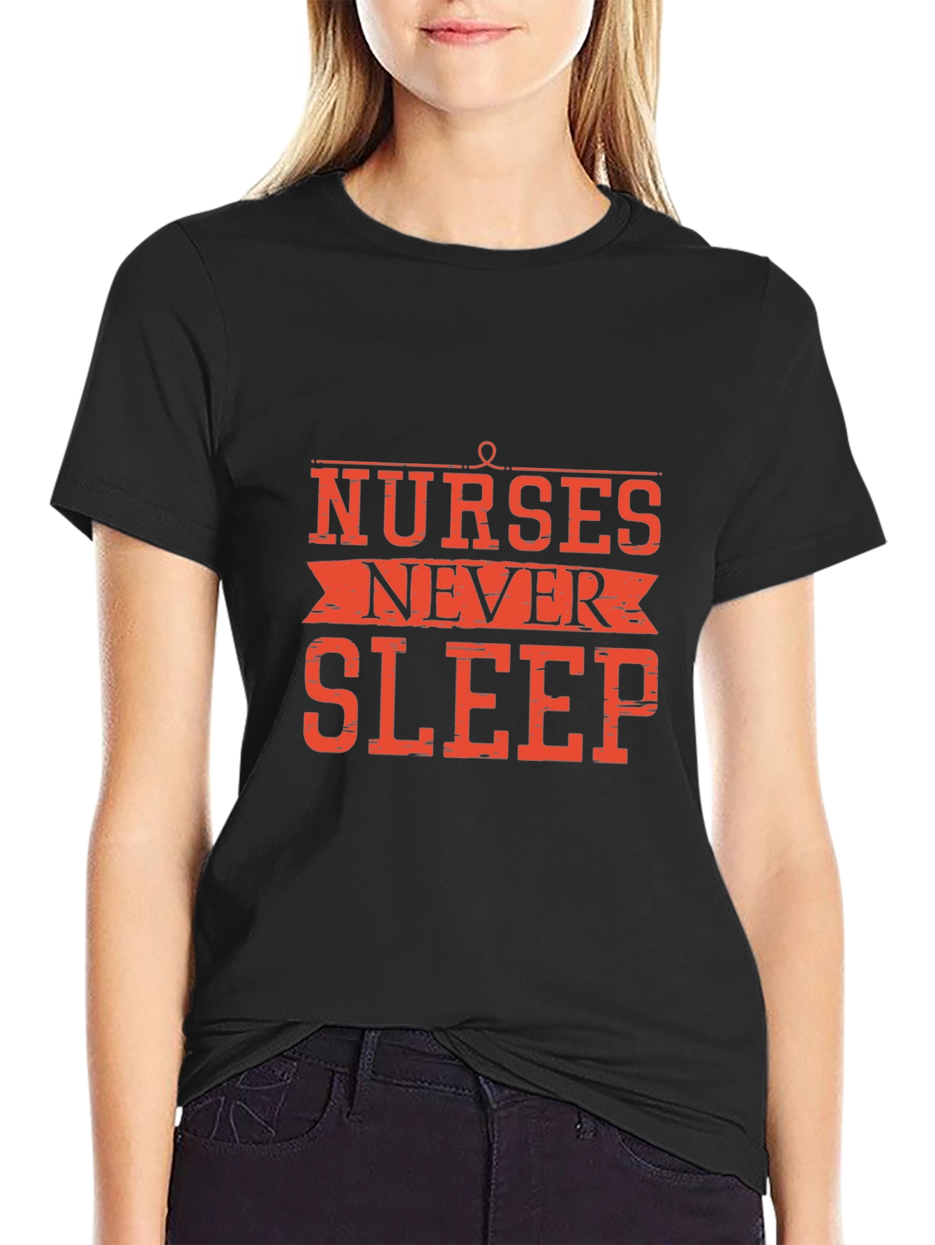 Nurses Never Sleep Graphic T-Shirt