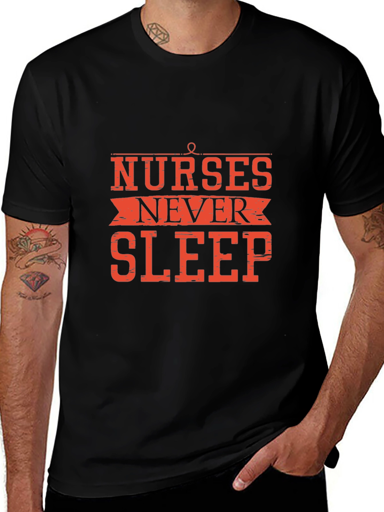 Nurses Never Sleep Graphic T-Shirt