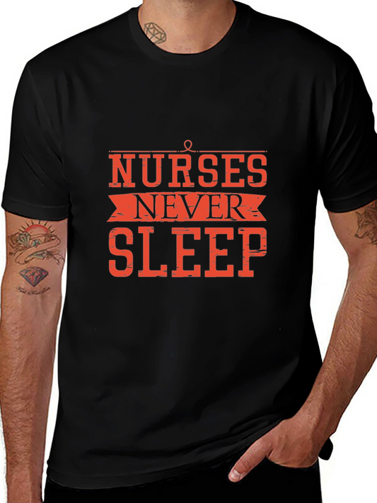 Nurses Never Sleep Graphic T-Shirt