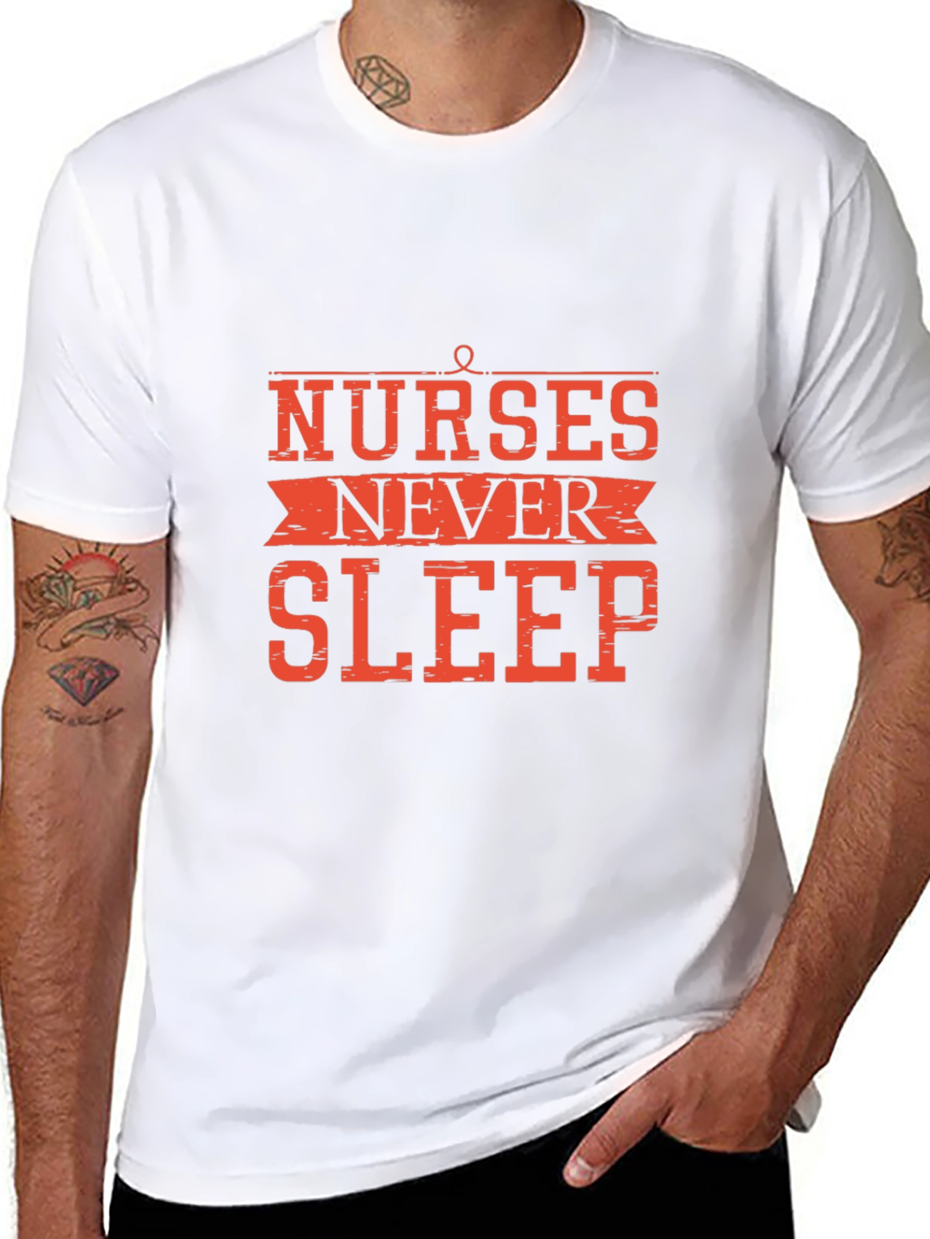 Nurses Never Sleep Graphic T-Shirt