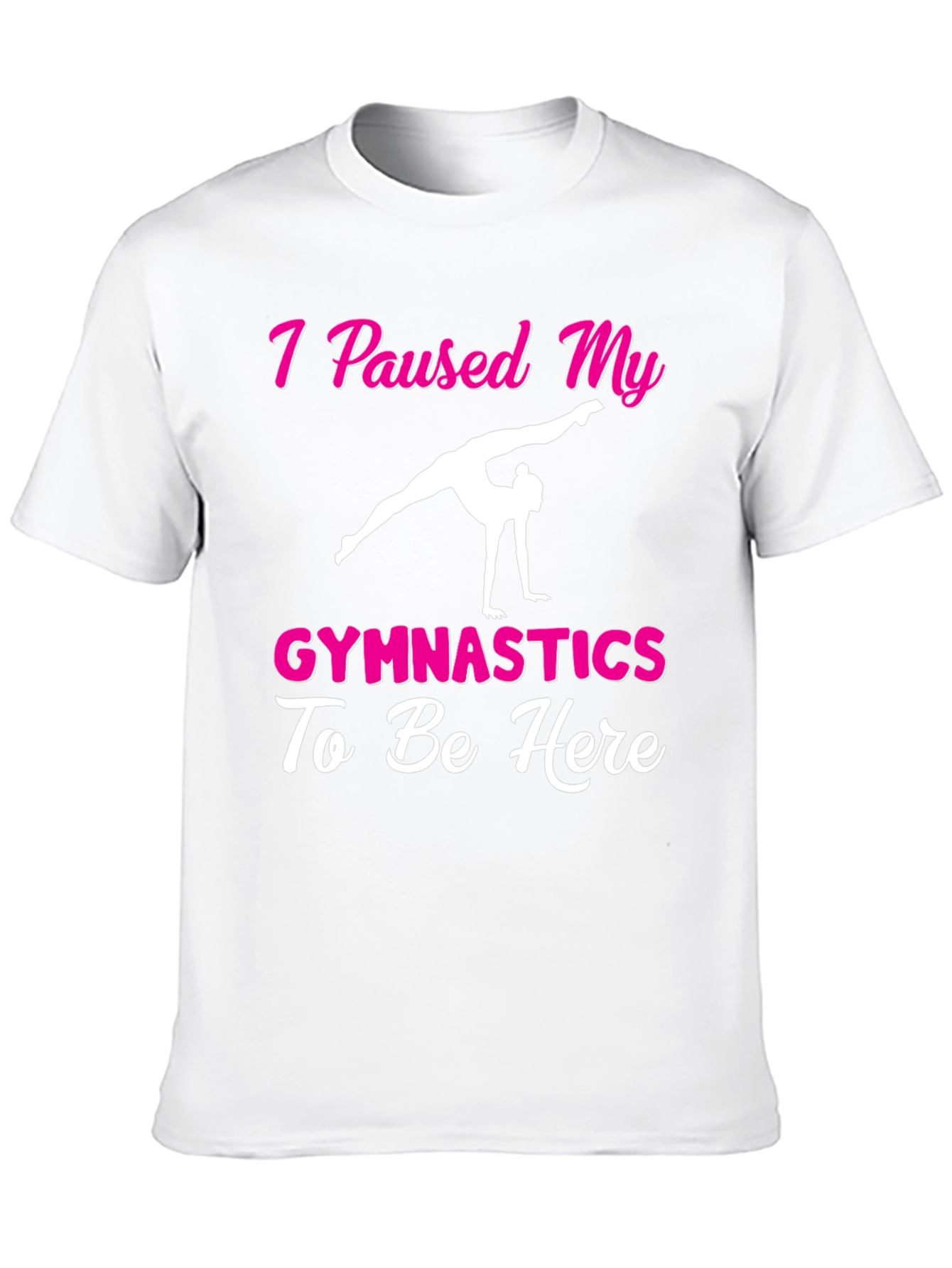 Gymnastics Paused T-Shirt - Black Graphic Tee