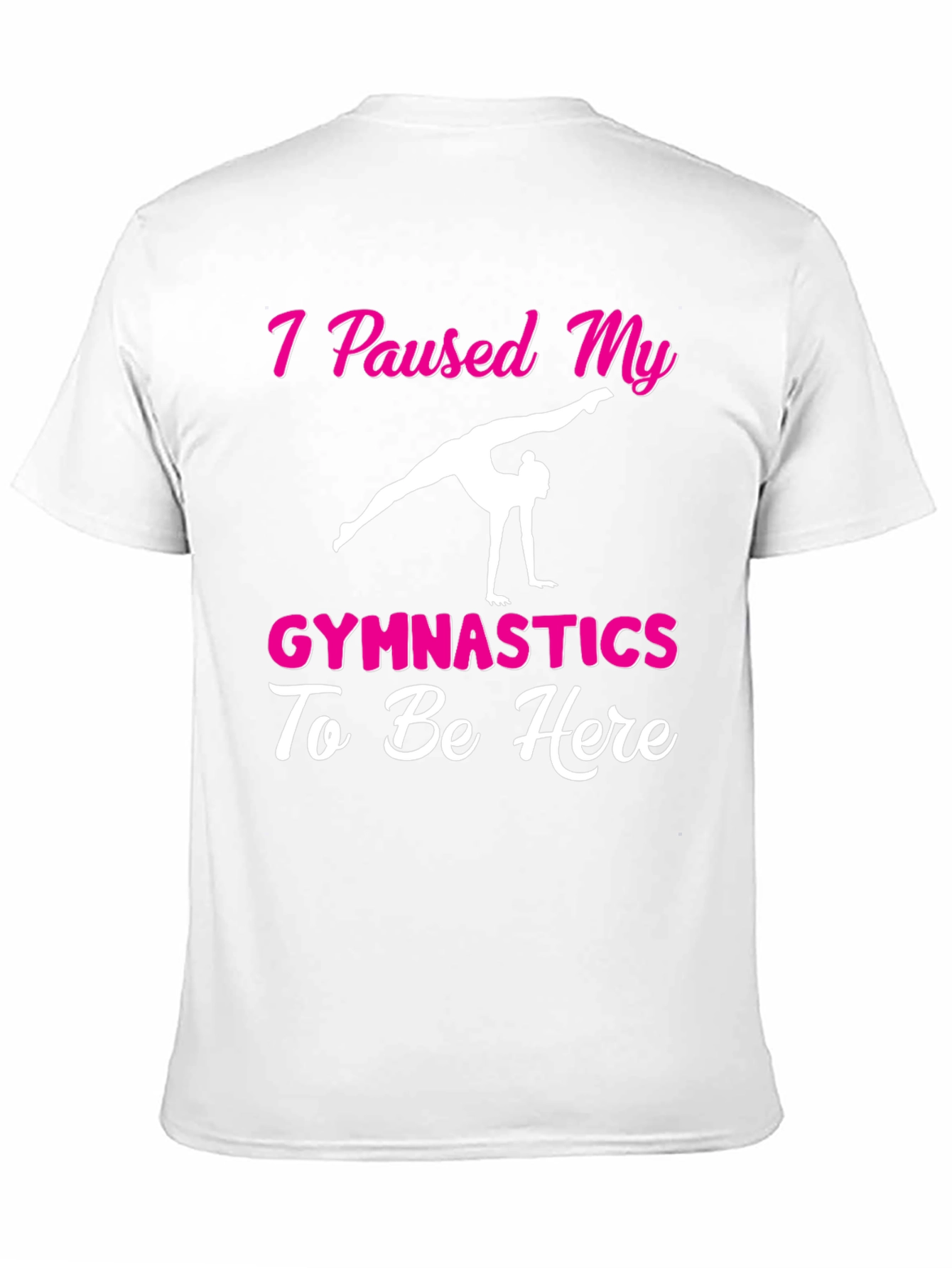 Gymnastics Paused T-Shirt - Black Graphic Tee