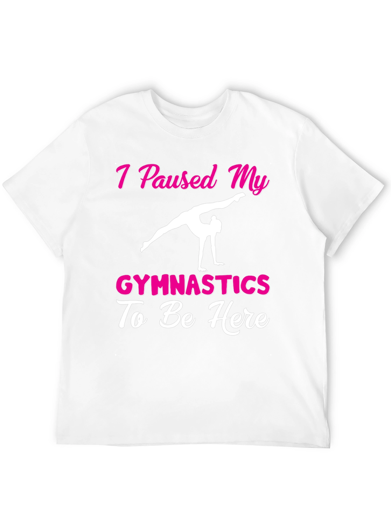 Gymnastics Paused T-Shirt - Black Graphic Tee