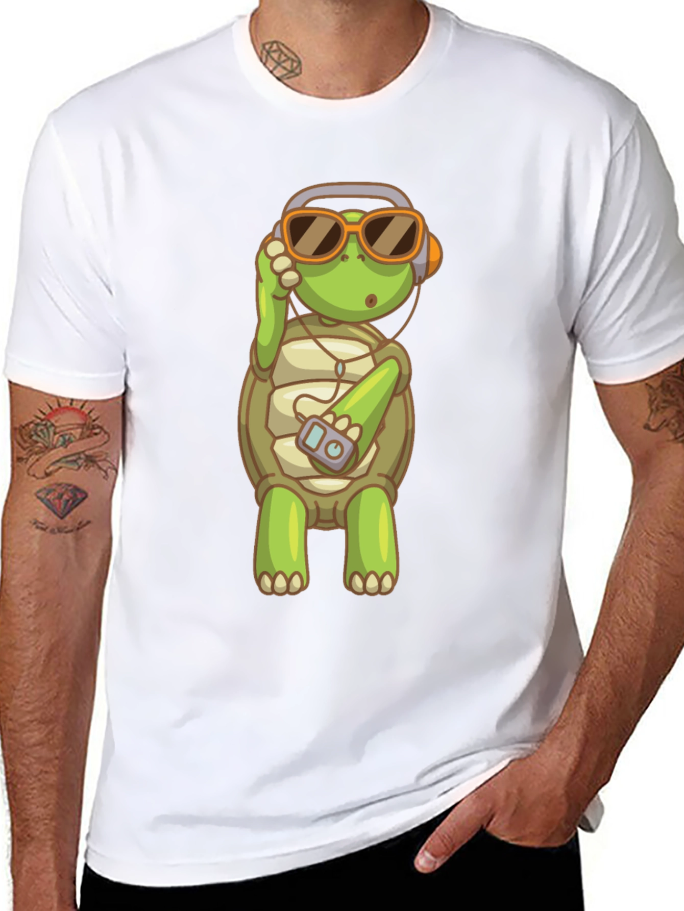 Turtle DJ Graphic T-Shirt