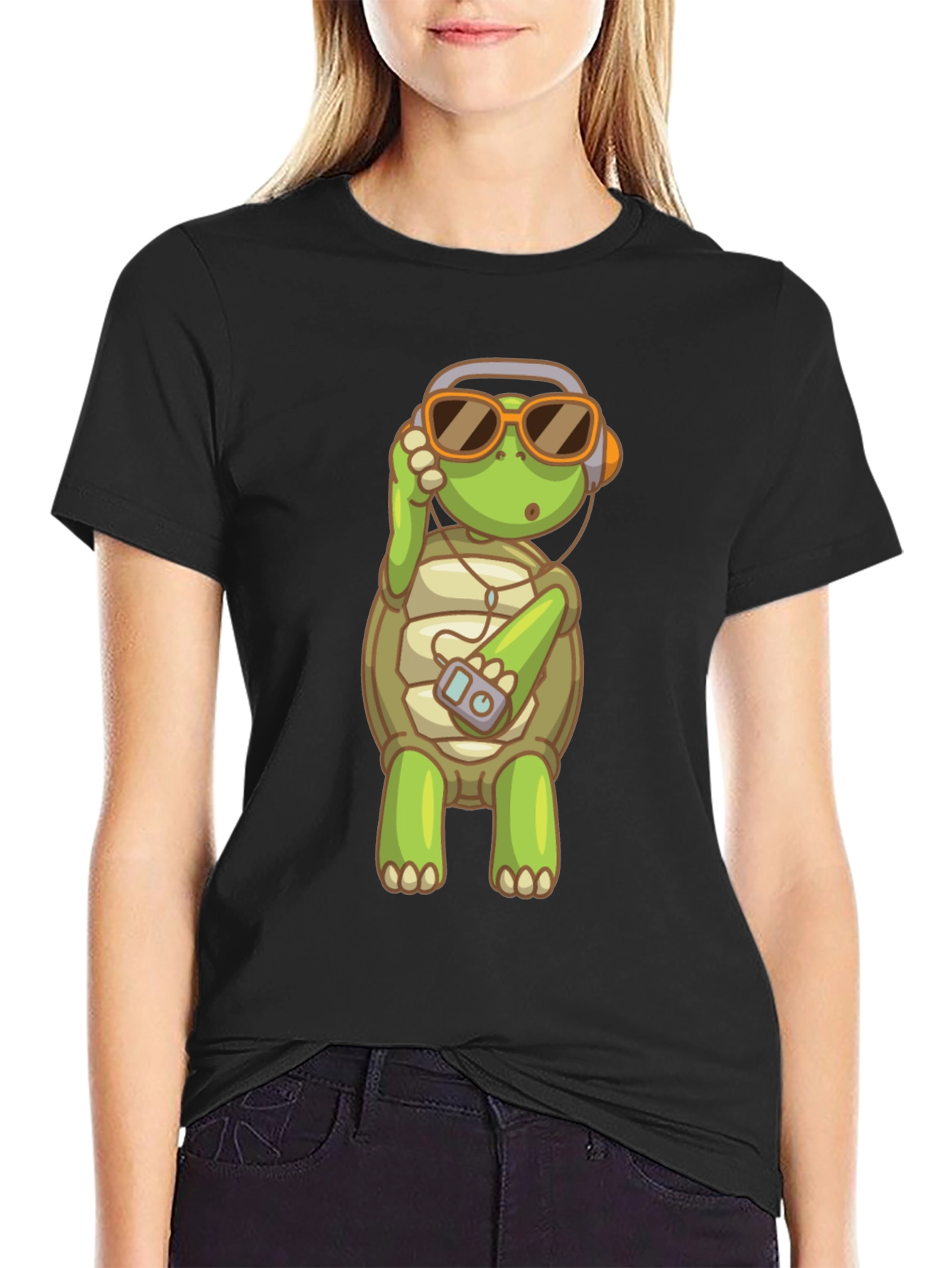Turtle DJ Graphic T-Shirt