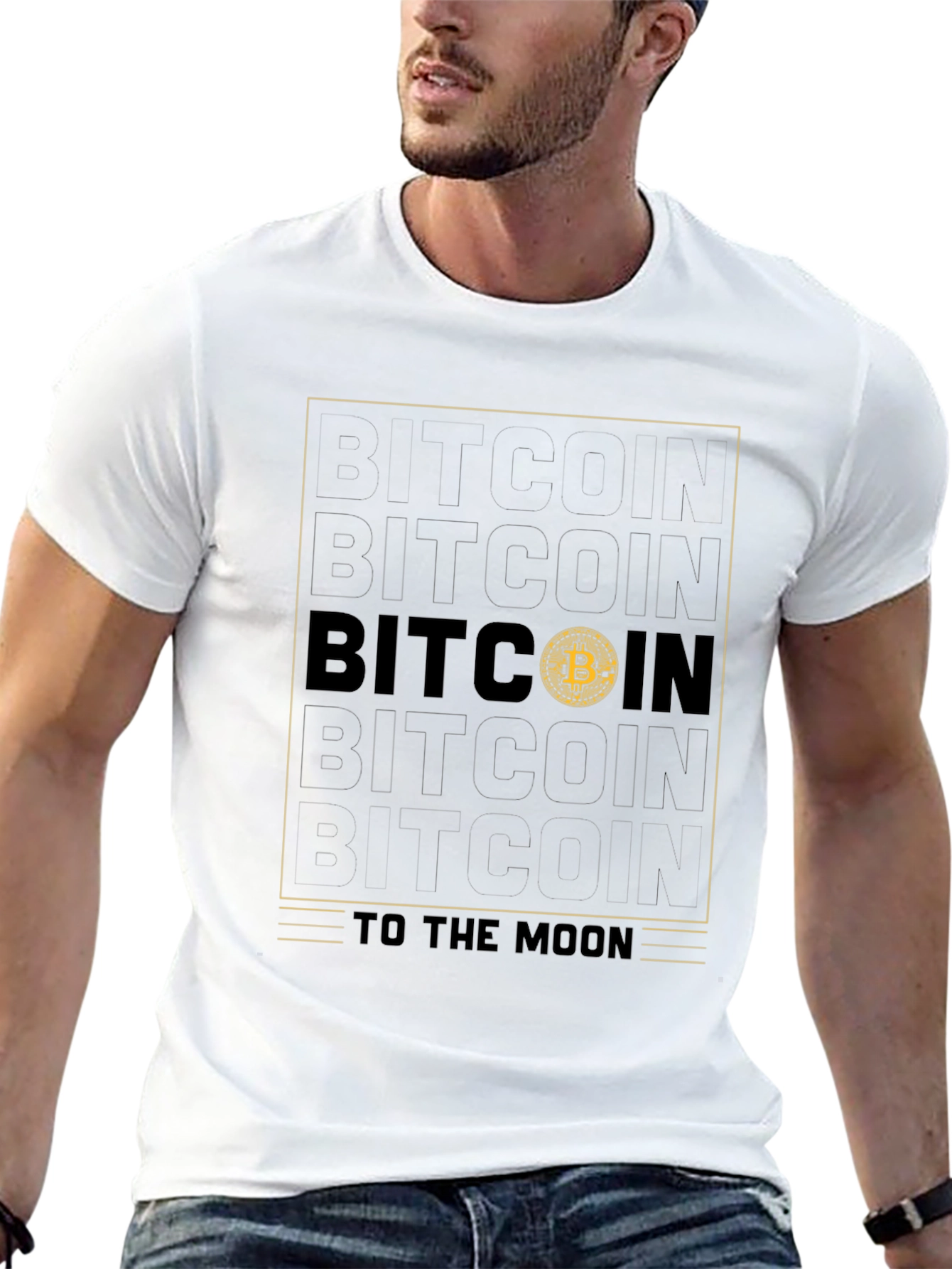 Bitcoin to the Moon Graphic Tee - Crypto HODL