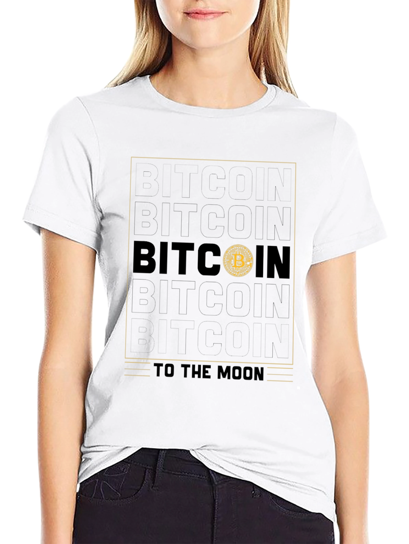 Bitcoin to the Moon Graphic Tee - Crypto HODL