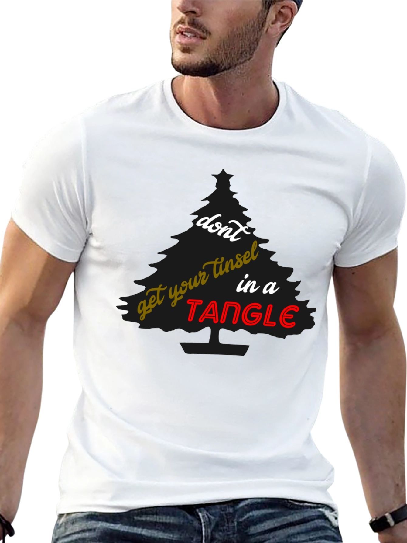 Tinsel in a Tangle Graphic Tee