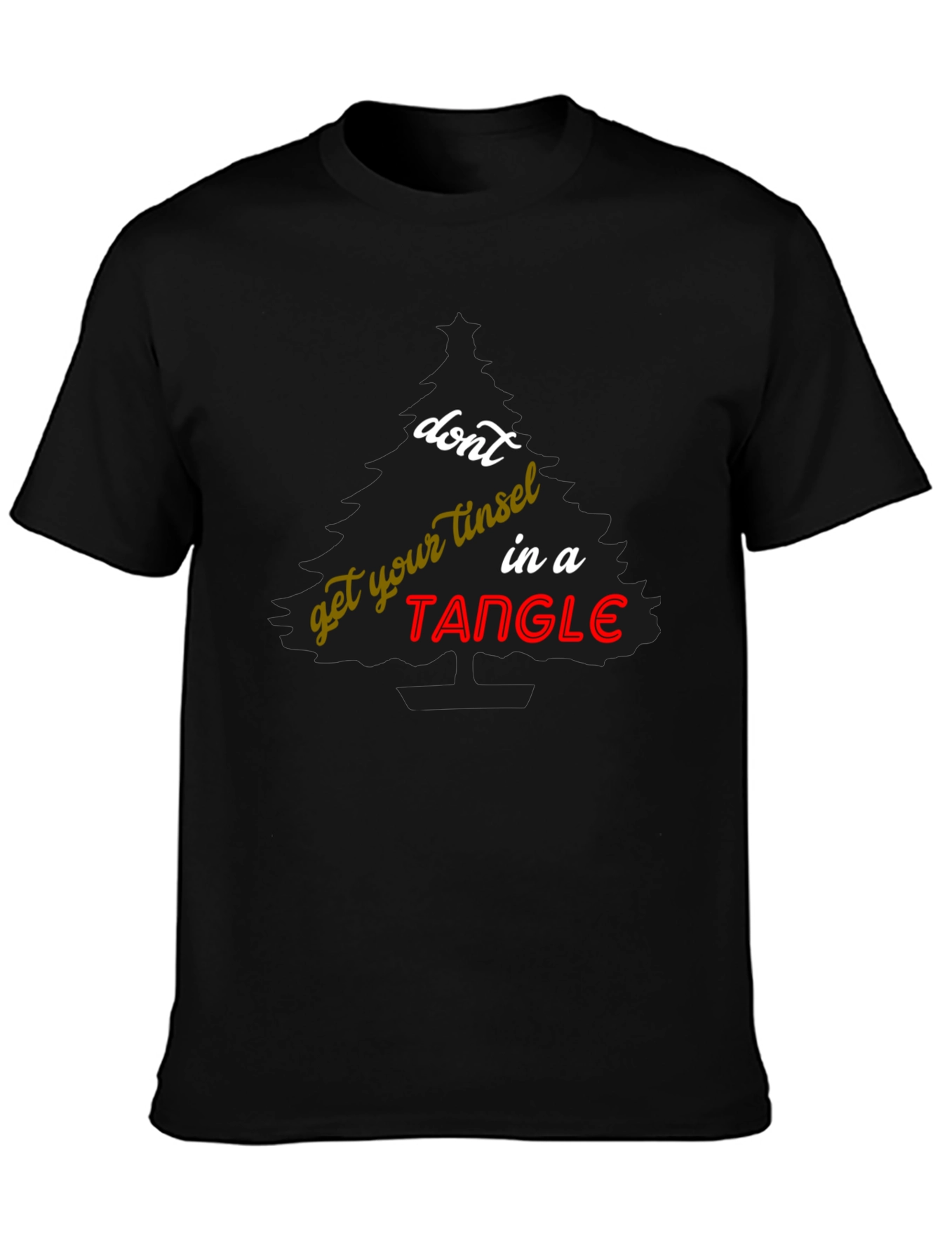 Tinsel in a Tangle Graphic Tee
