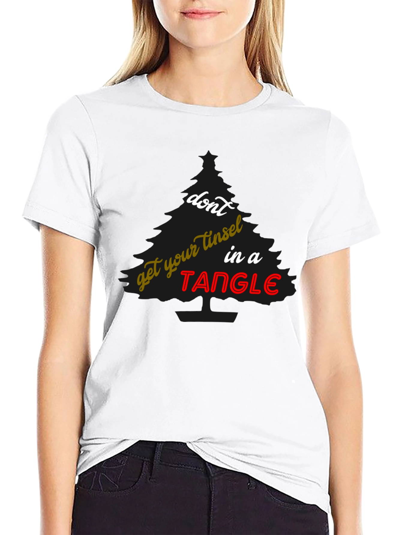 Tinsel in a Tangle Graphic Tee