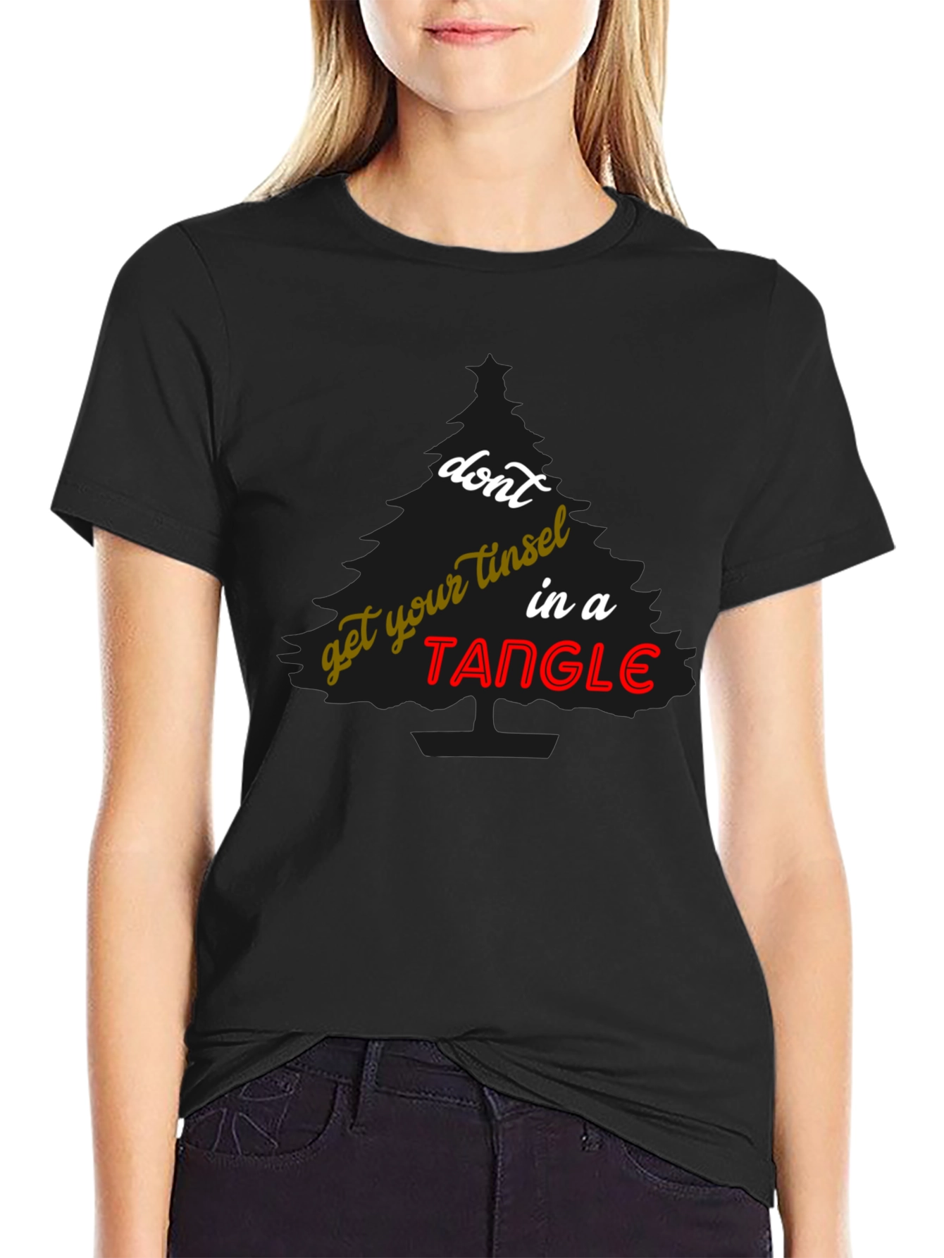 Tinsel in a Tangle Graphic Tee