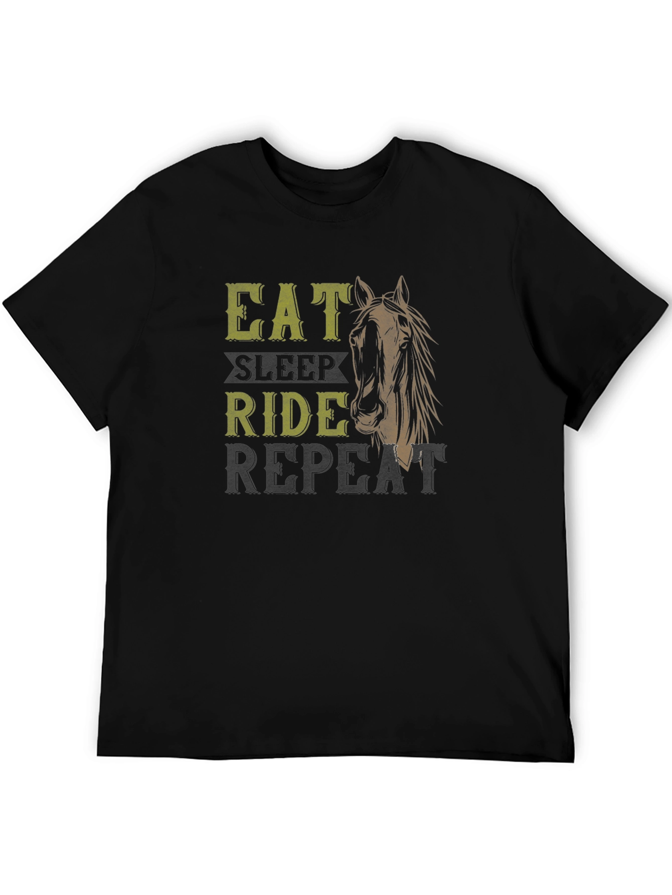 Eat Sleep Ride Repeat Horse T-Shirt