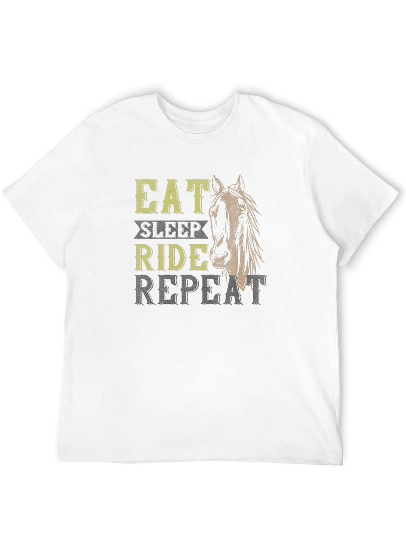 Eat Sleep Ride Repeat Horse T-Shirt