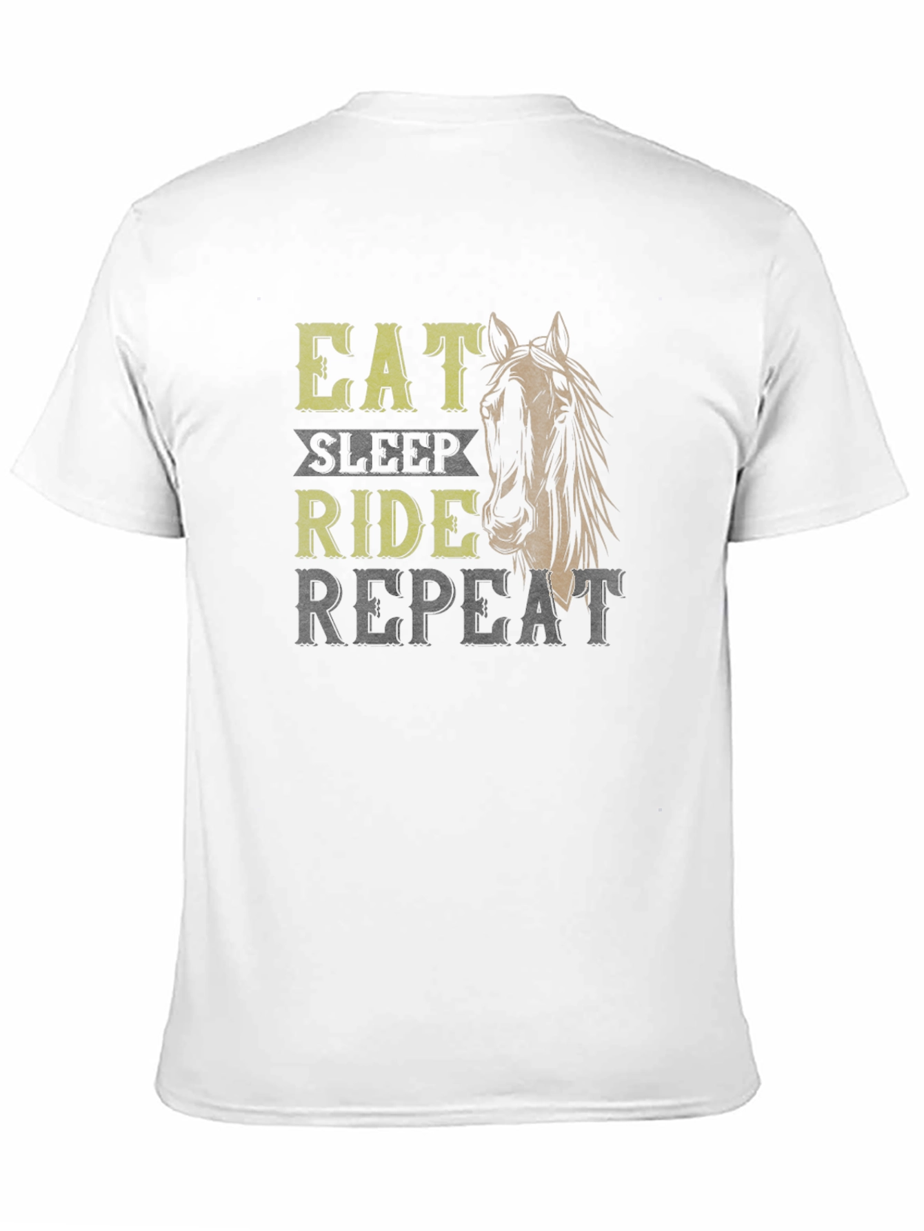 Eat Sleep Ride Repeat Horse T-Shirt